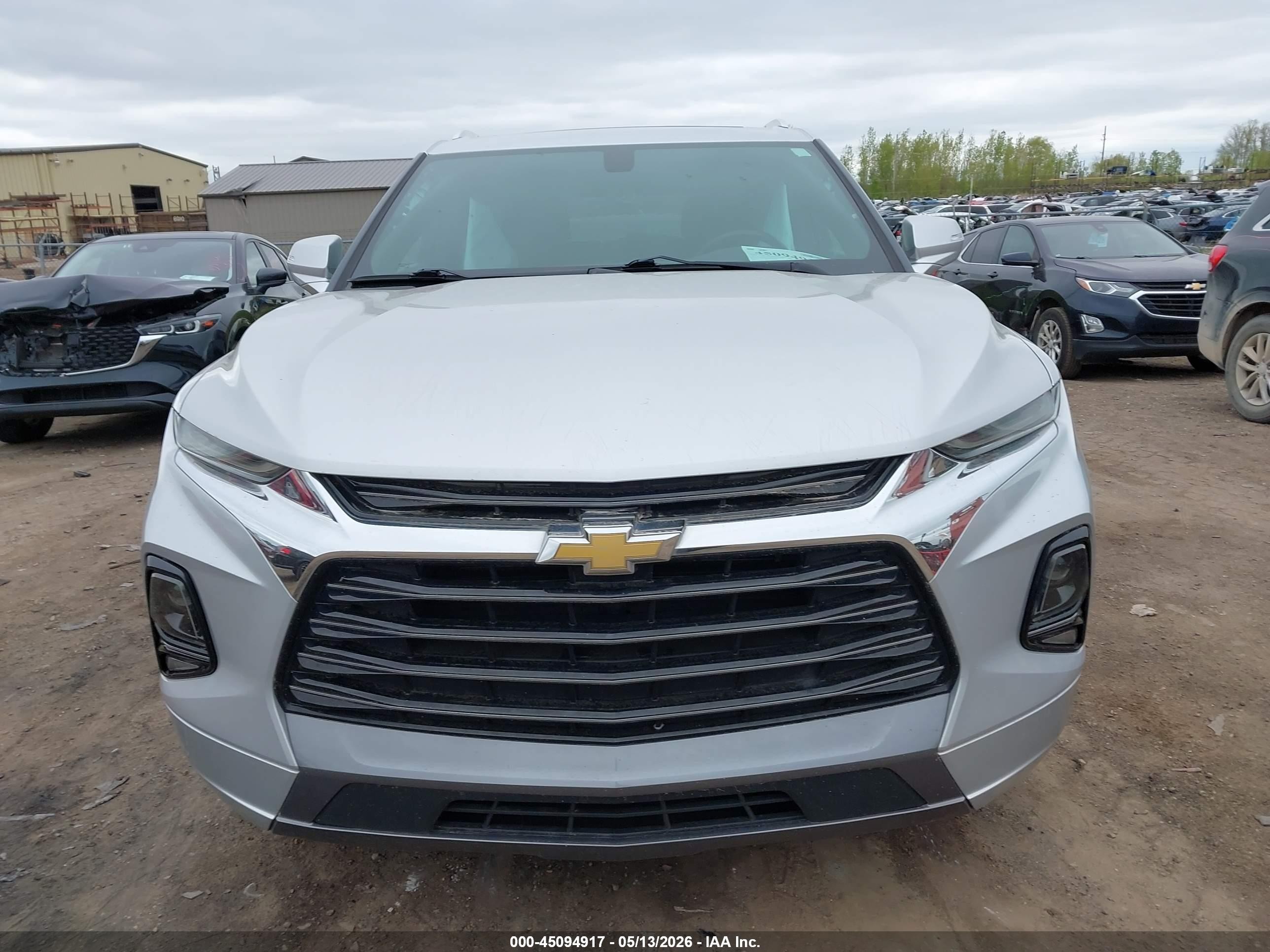 2020 Chevrolet Blazer Fwd Premier Gray vin: 3GNKBFRS2LS645943