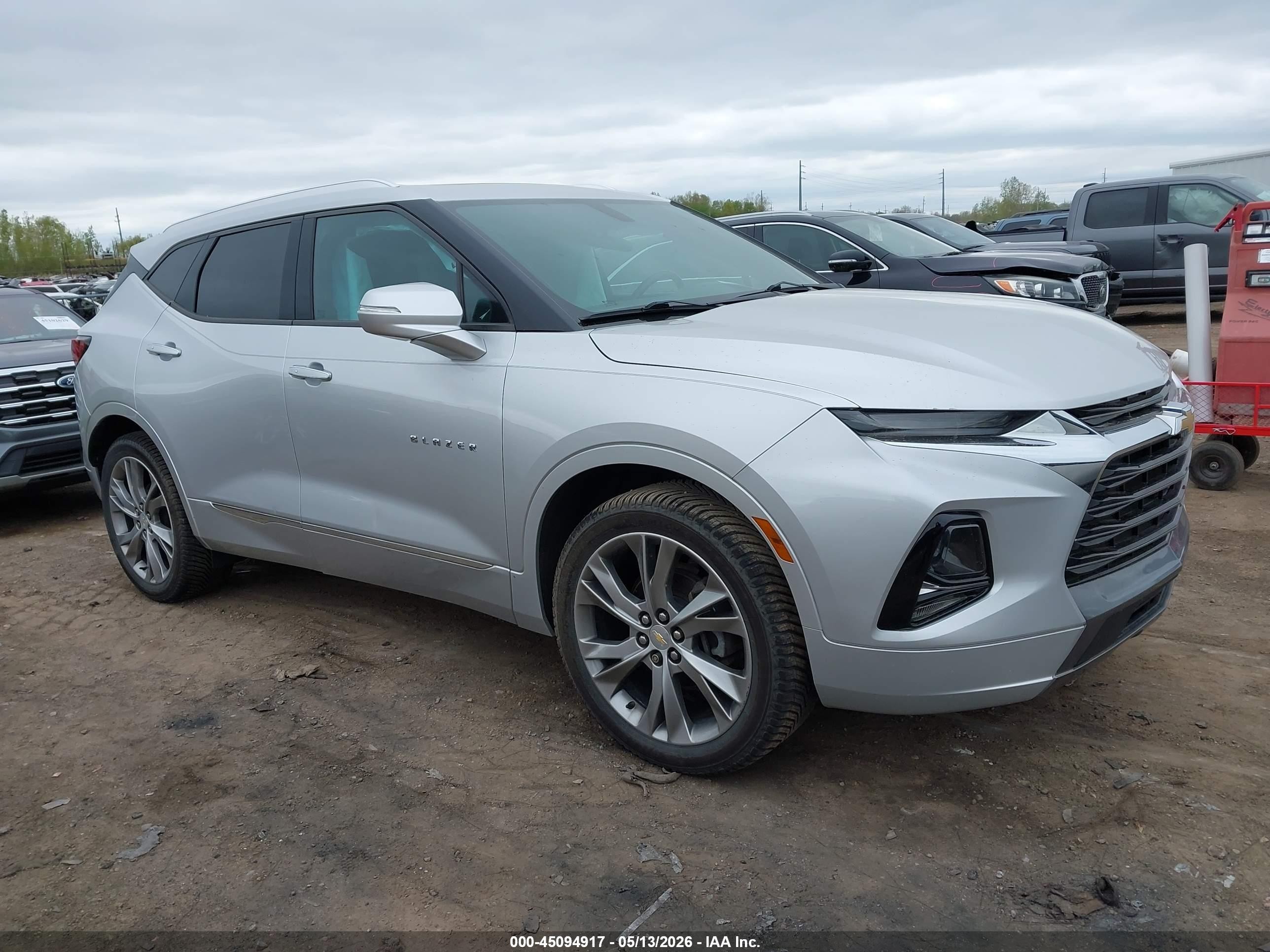 2020 Chevrolet Blazer Fwd Premier Gray vin: 3GNKBFRS2LS645943