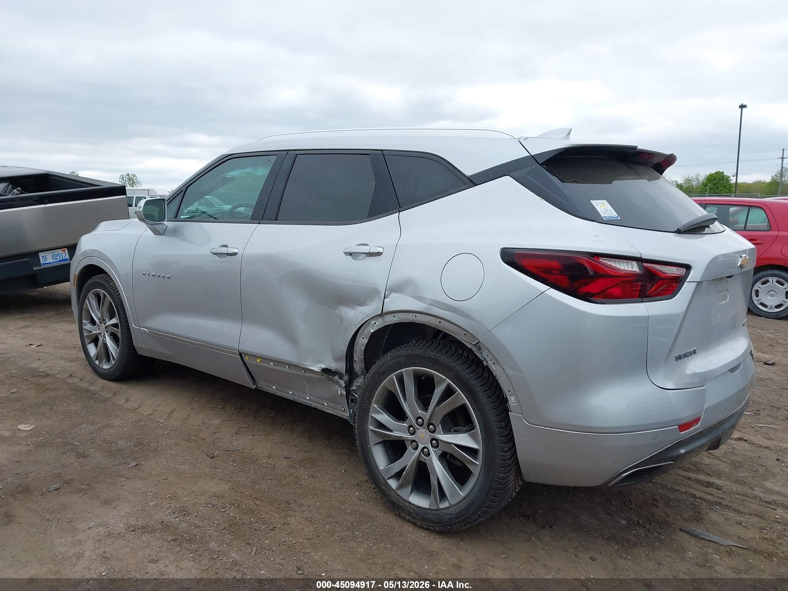 2020 Chevrolet Blazer Fwd Premier Gray vin: 3GNKBFRS2LS645943