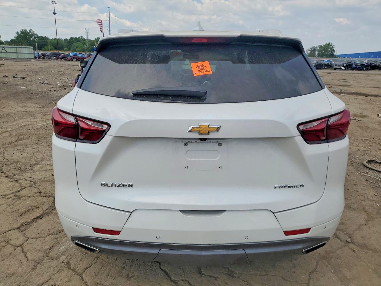 2020 Chevrolet Blazer Premier White vin: 3GNKBFRS5LS575144