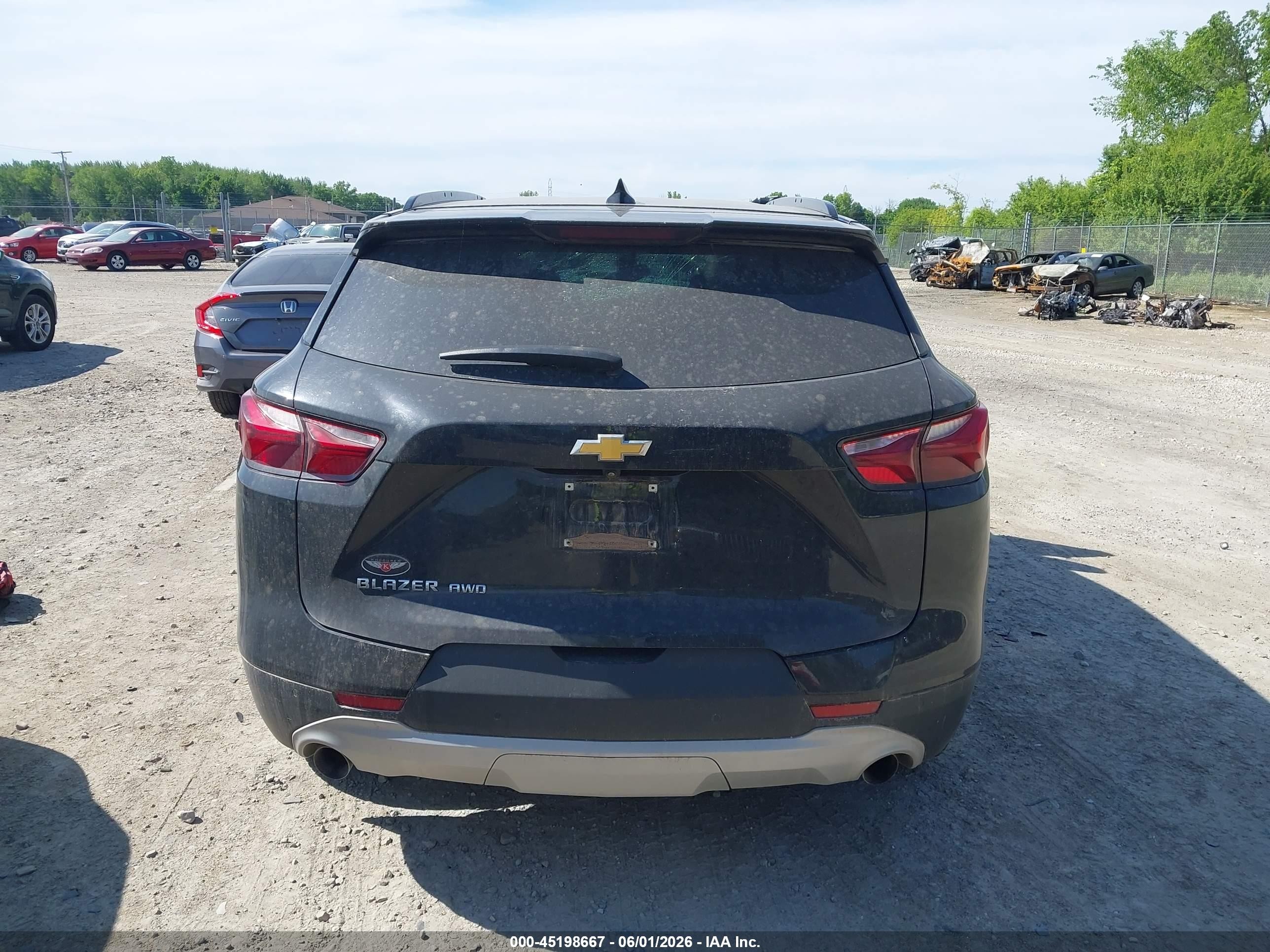 2019 Chevrolet Blazer 3.6 Черный vin: 3GNKBGRS2KS640200