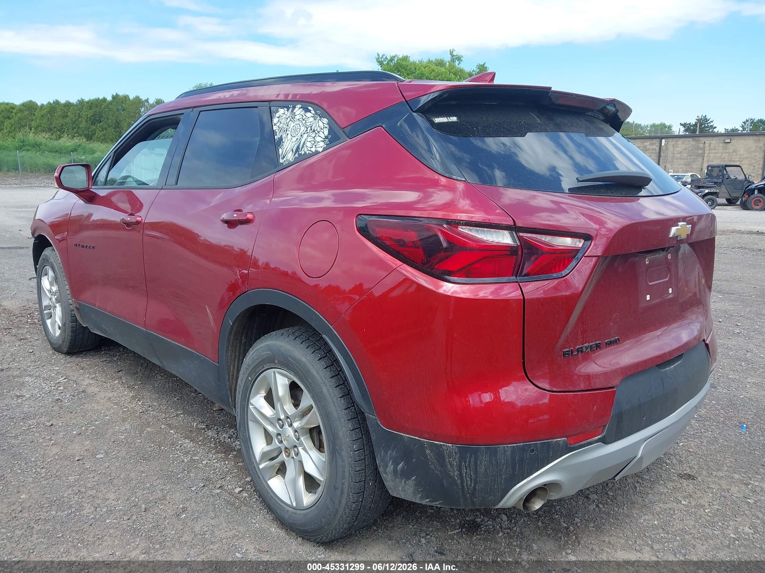 2019 Chevrolet Blazer   Red vin: 3GNKBGRS6KS658442