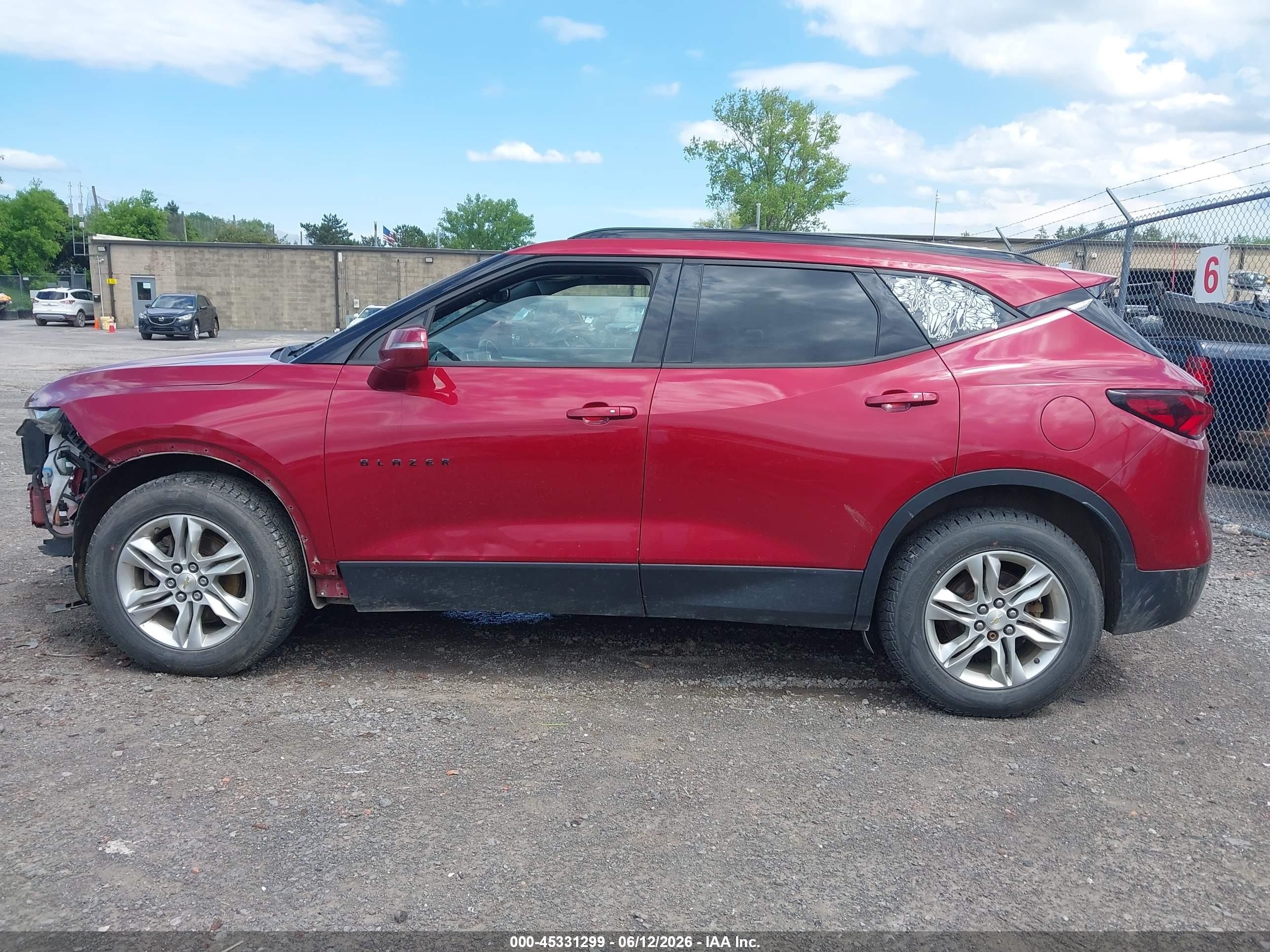 2019 Chevrolet Blazer   Red vin: 3GNKBGRS6KS658442