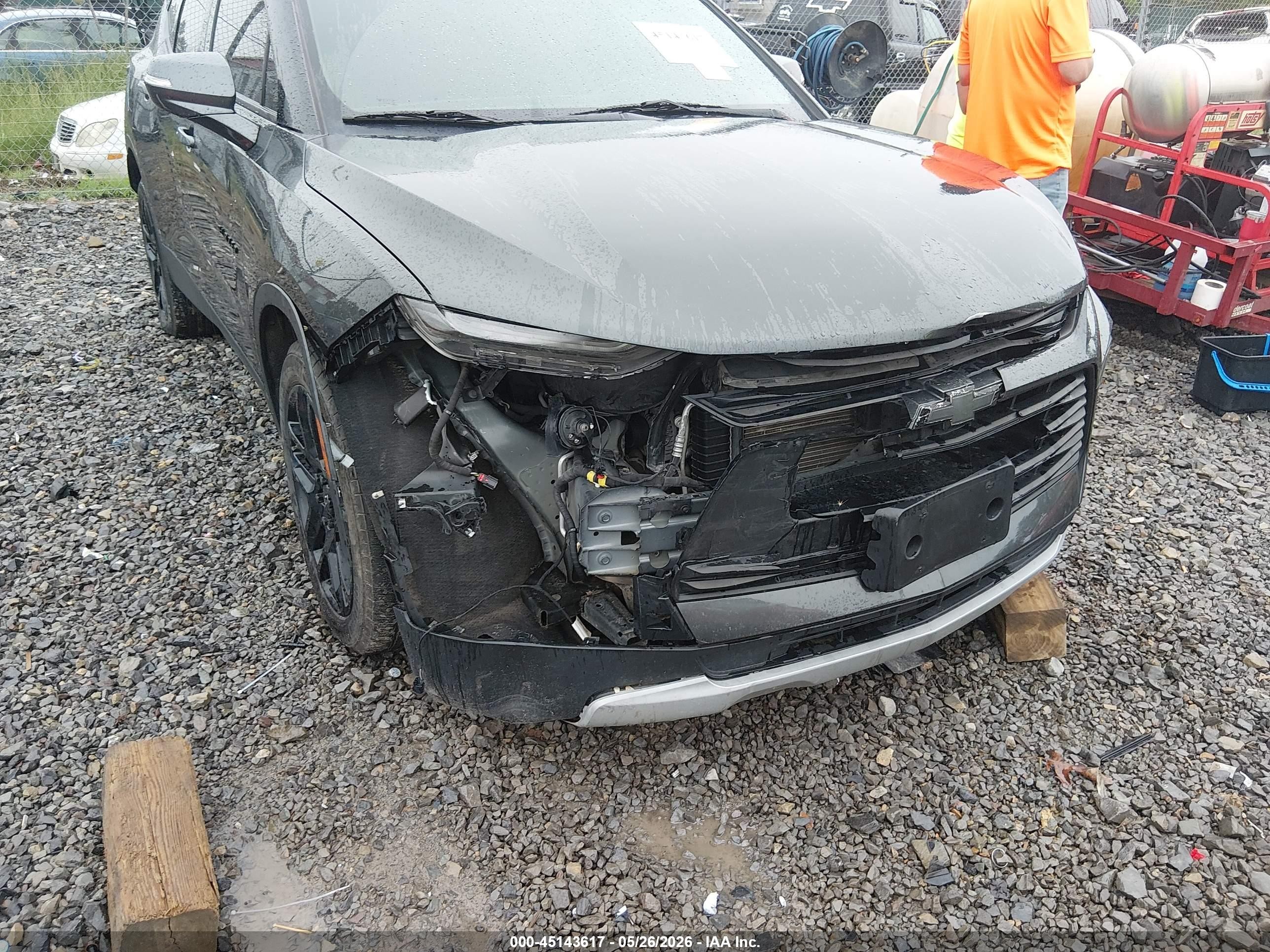 2019 Chevrolet Blazer Gray vin: 3GNKBGRS8KS689319