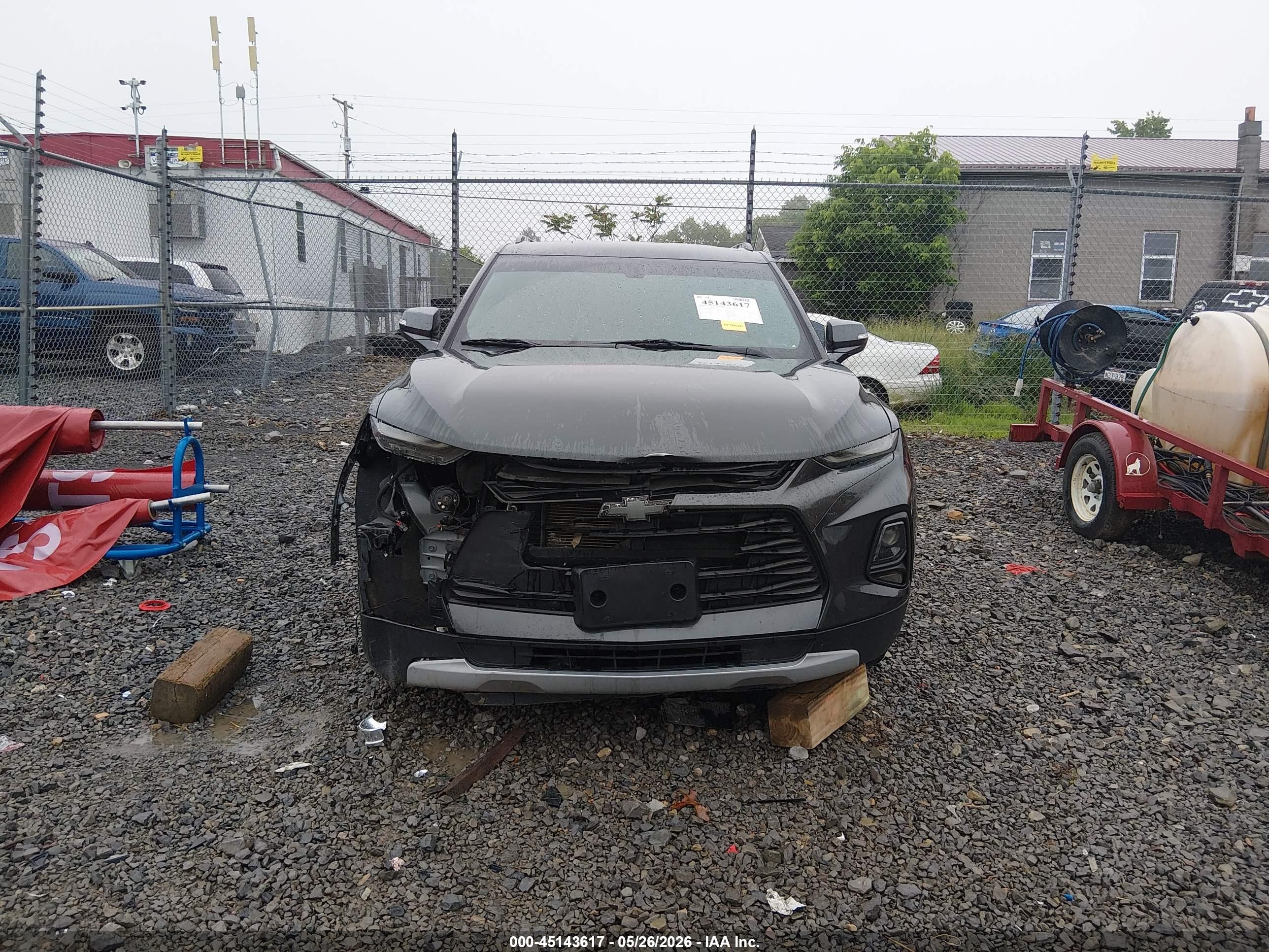 2019 Chevrolet Blazer Gray vin: 3GNKBGRS8KS689319