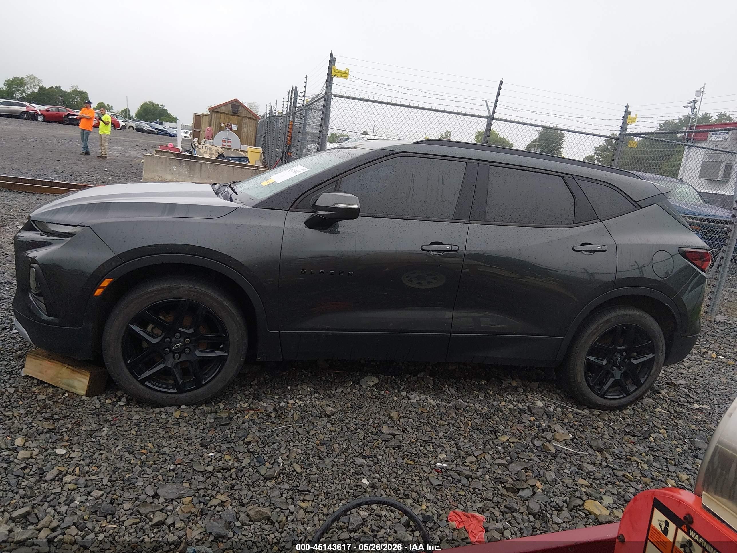 2019 Chevrolet Blazer Gray vin: 3GNKBGRS8KS689319