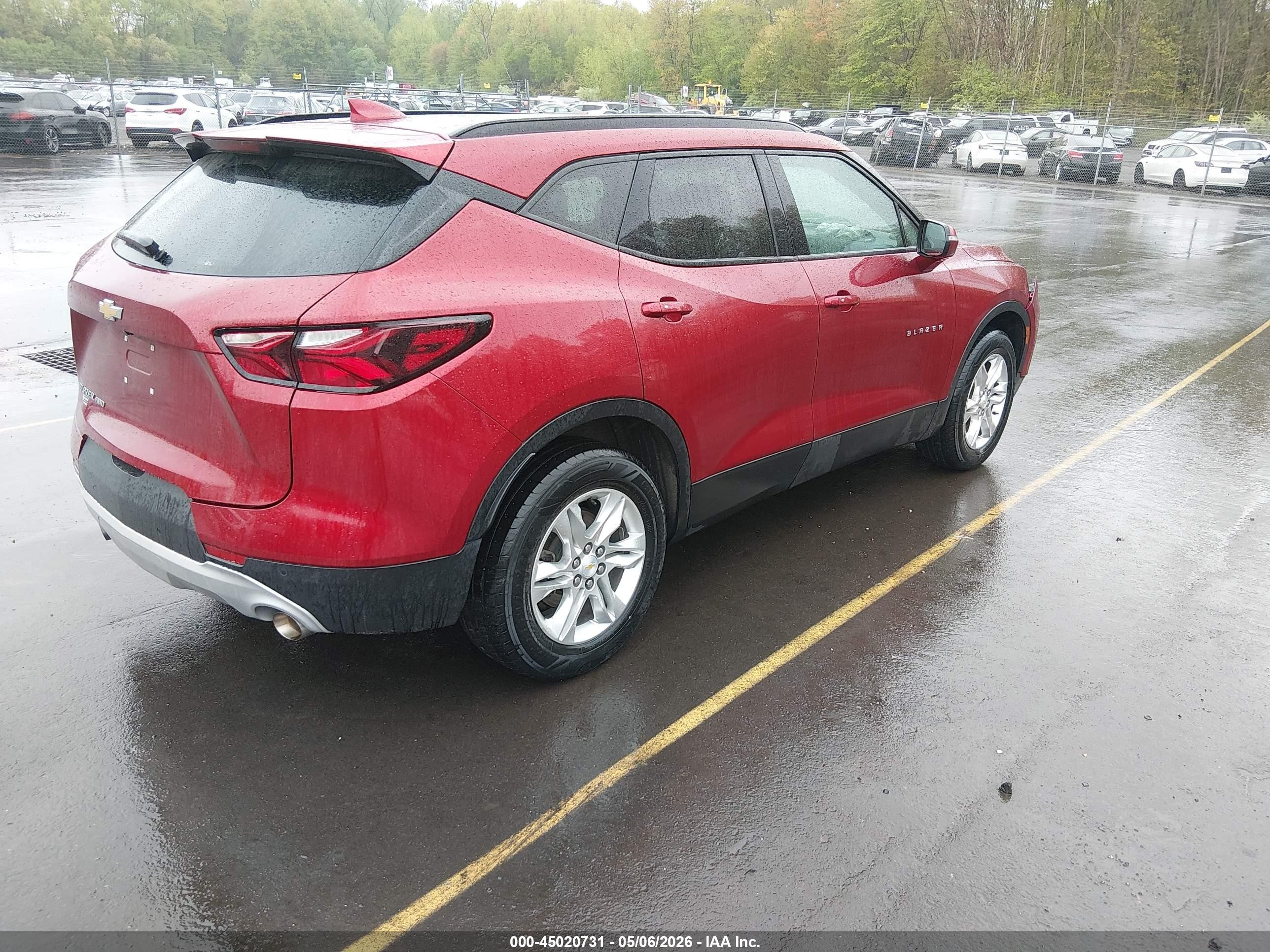 2021 Chevrolet Blazer Awd 2lt Красный vin: 3GNKBHR40MS561876