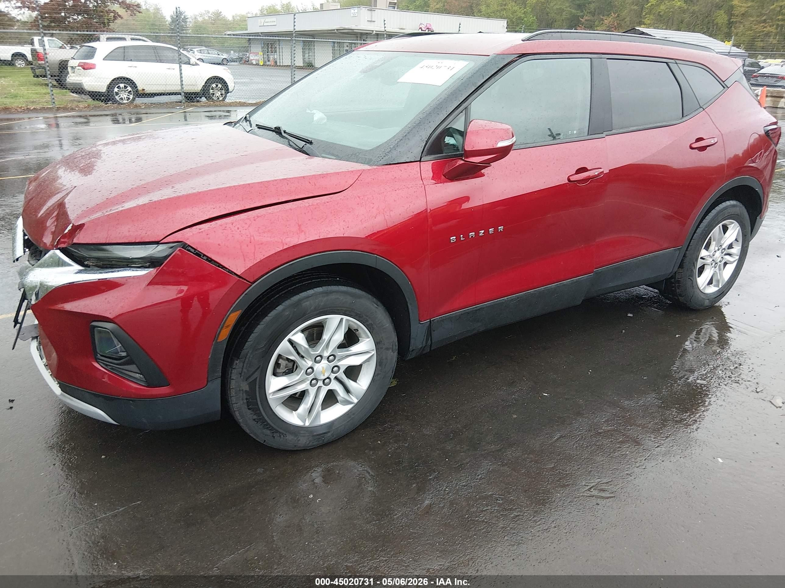 2021 Chevrolet Blazer Awd 2lt Красный vin: 3GNKBHR40MS561876