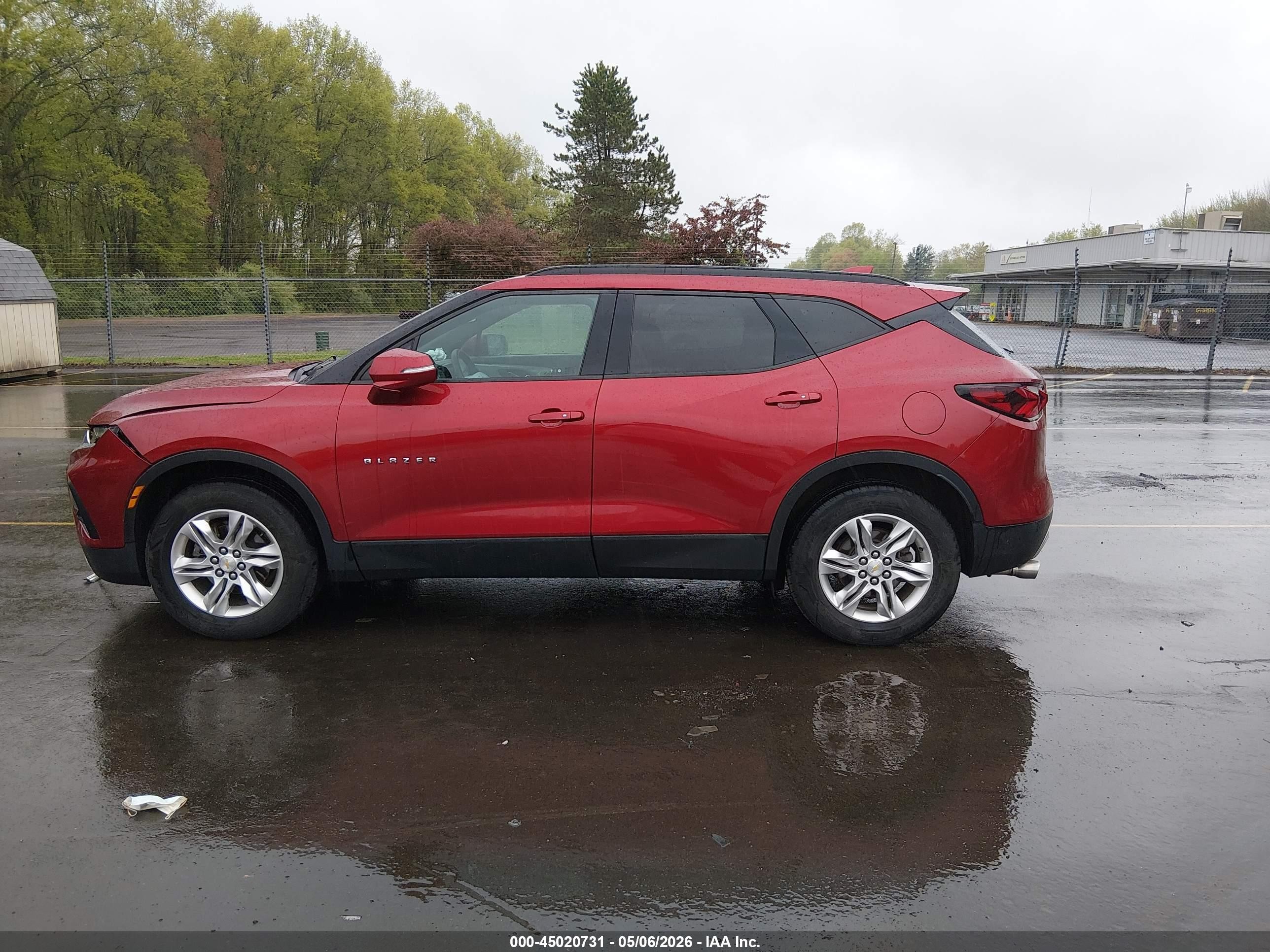 2021 Chevrolet Blazer Awd 2lt Красный vin: 3GNKBHR40MS561876