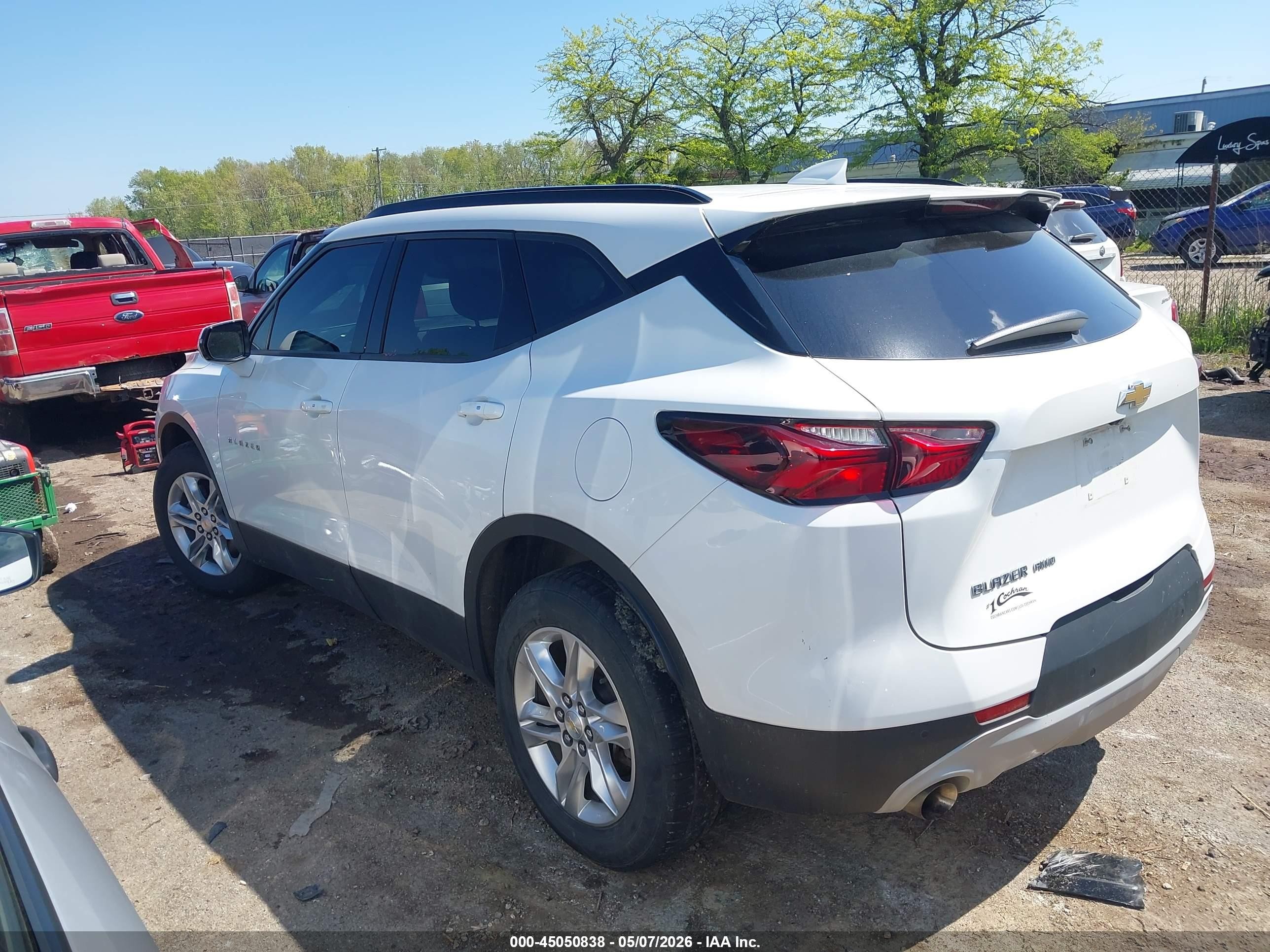 2021 Chevrolet Blazer Awd 2lt Белый vin: 3GNKBHR43MS529360