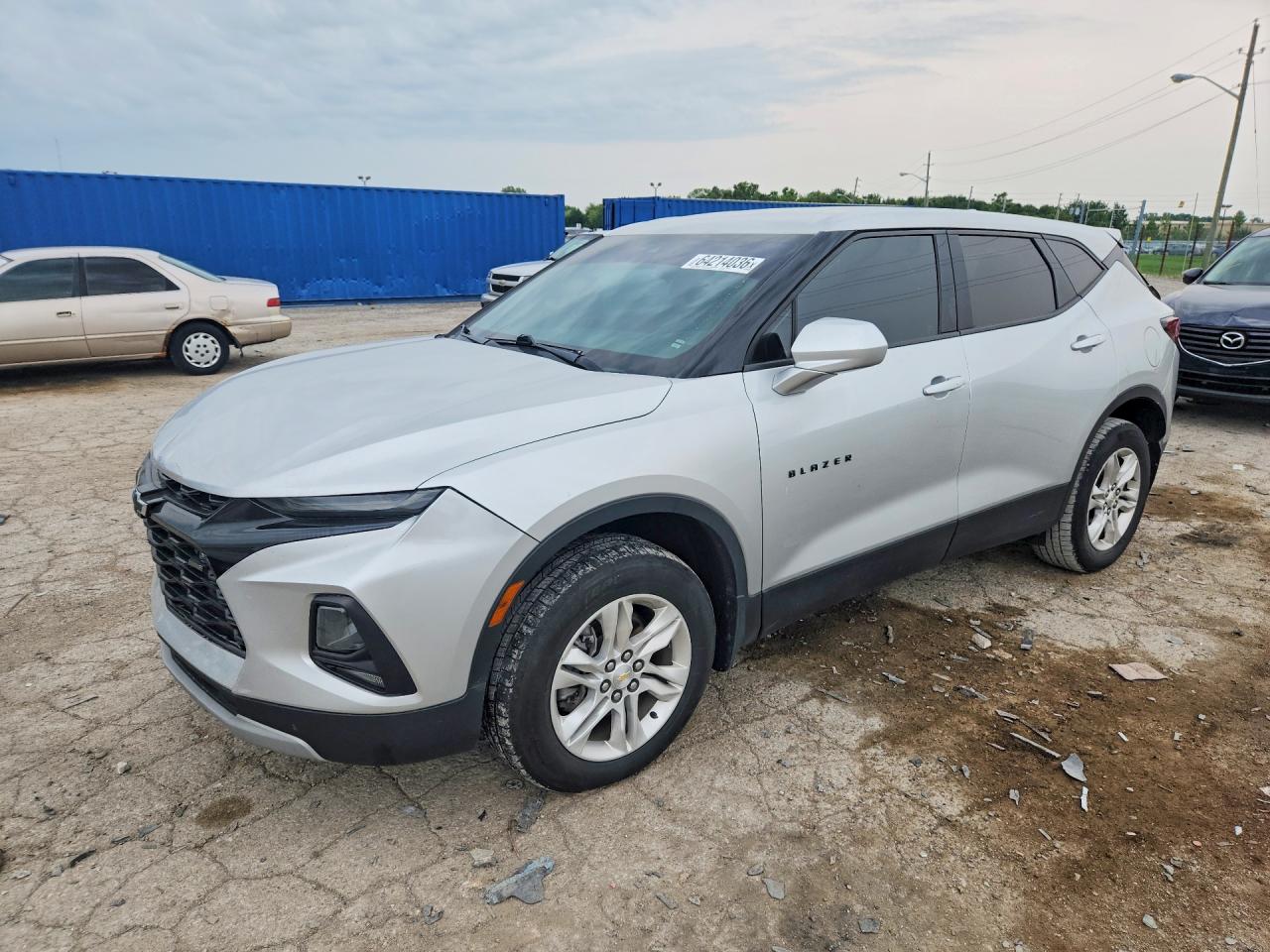 2021 Chevrolet Blazer 2lt Silver vin: 3GNKBHR43MS577389