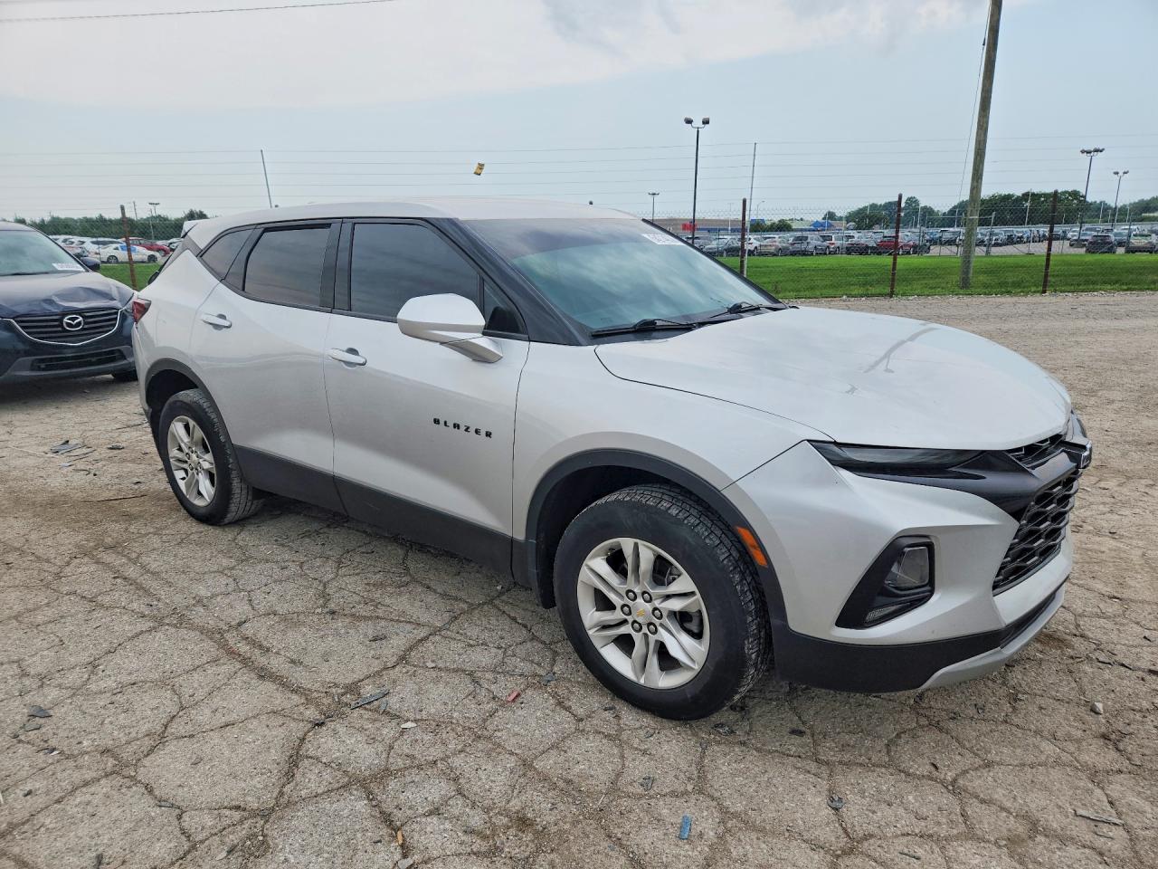 2021 Chevrolet Blazer 2lt Silver vin: 3GNKBHR43MS577389
