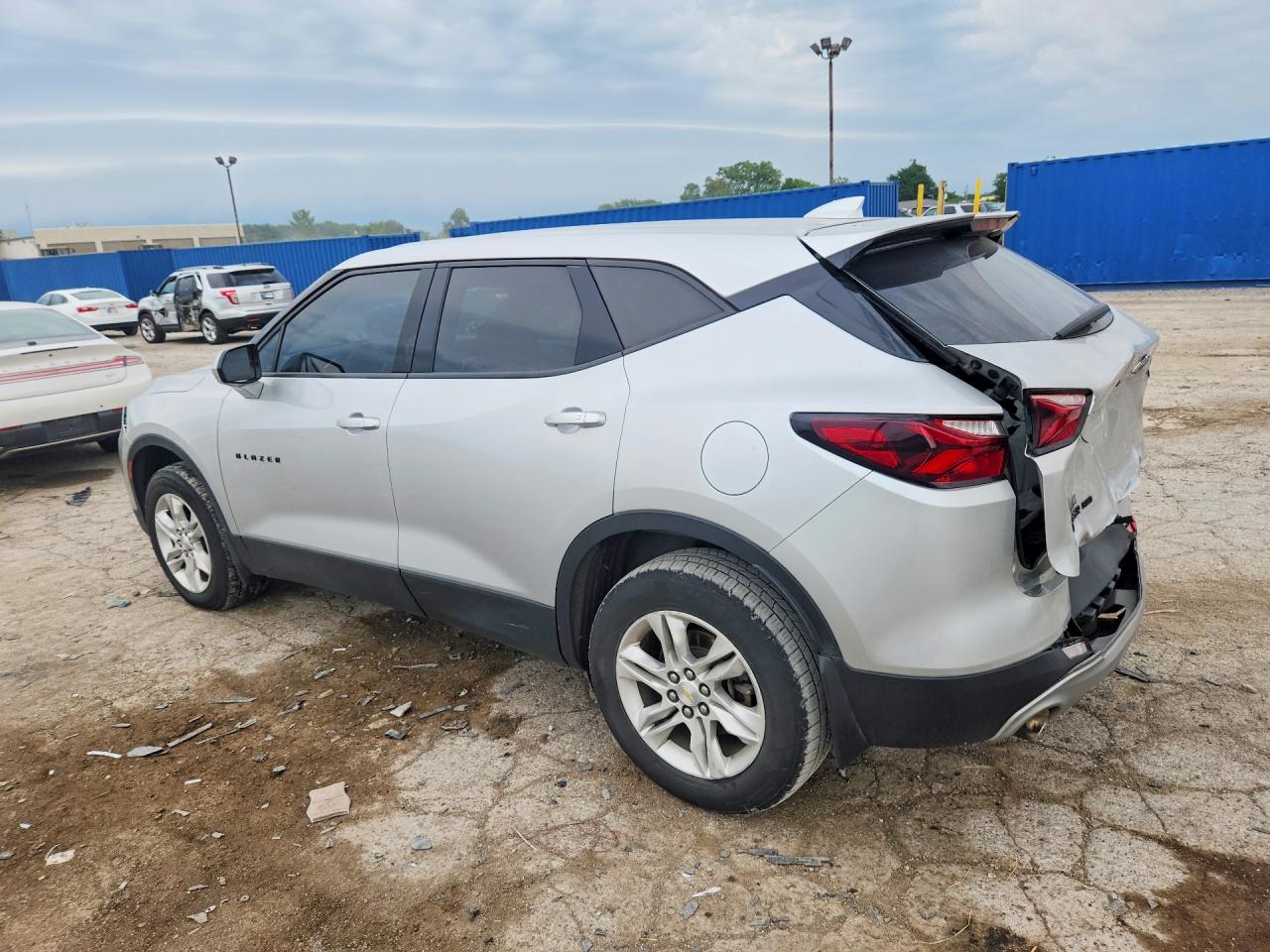 2021 Chevrolet Blazer 2lt Silver vin: 3GNKBHR43MS577389
