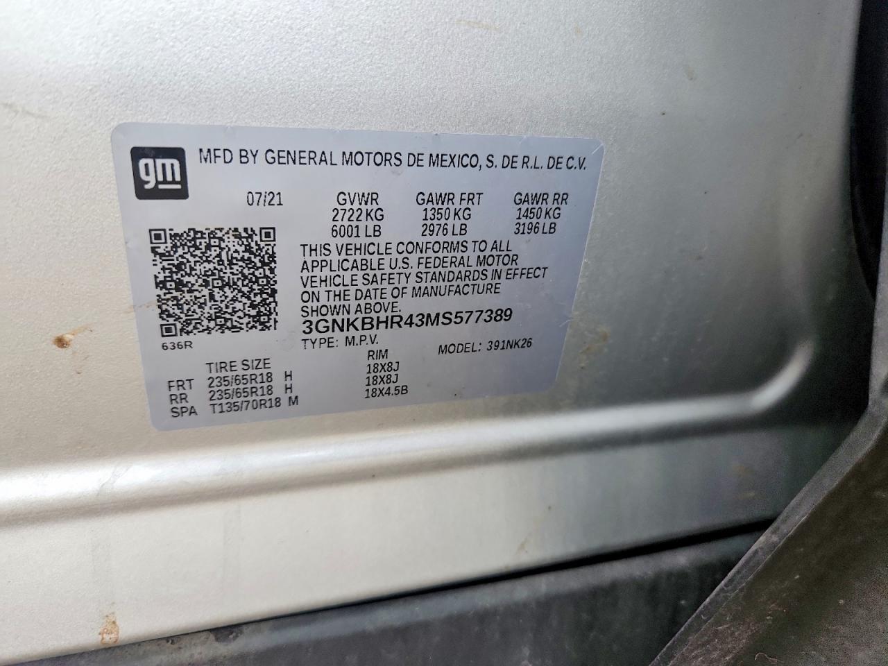 2021 Chevrolet Blazer 2lt Silver vin: 3GNKBHR43MS577389