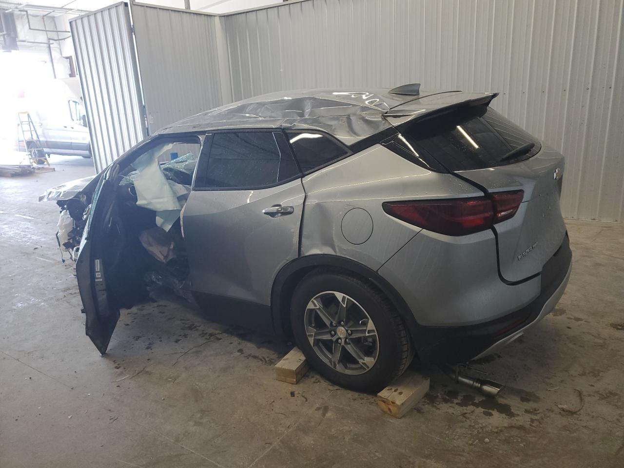 2026 Chevrolet Blazer 2lt Silver vin: 3GNKBHR45TS164534 Damage: Left Rear Door, Dent(S) W/ Paint Dmg, 8 To 9 Inches