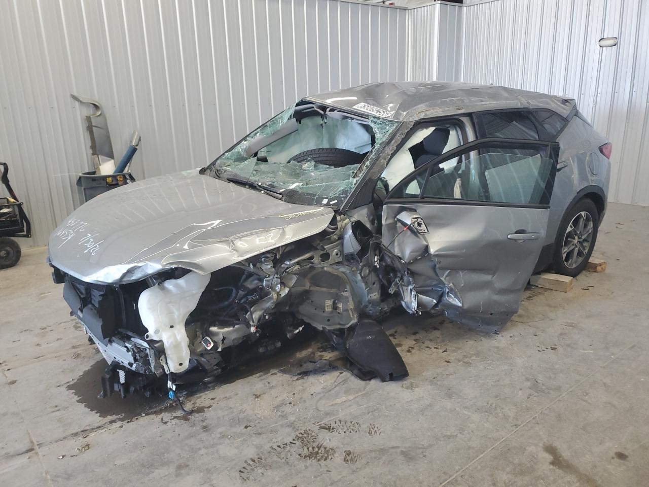 2026 Chevrolet Blazer 2lt Silver vin: 3GNKBHR45TS164534 Damage: Left Front Fender, Severe Damage, Replacement Required