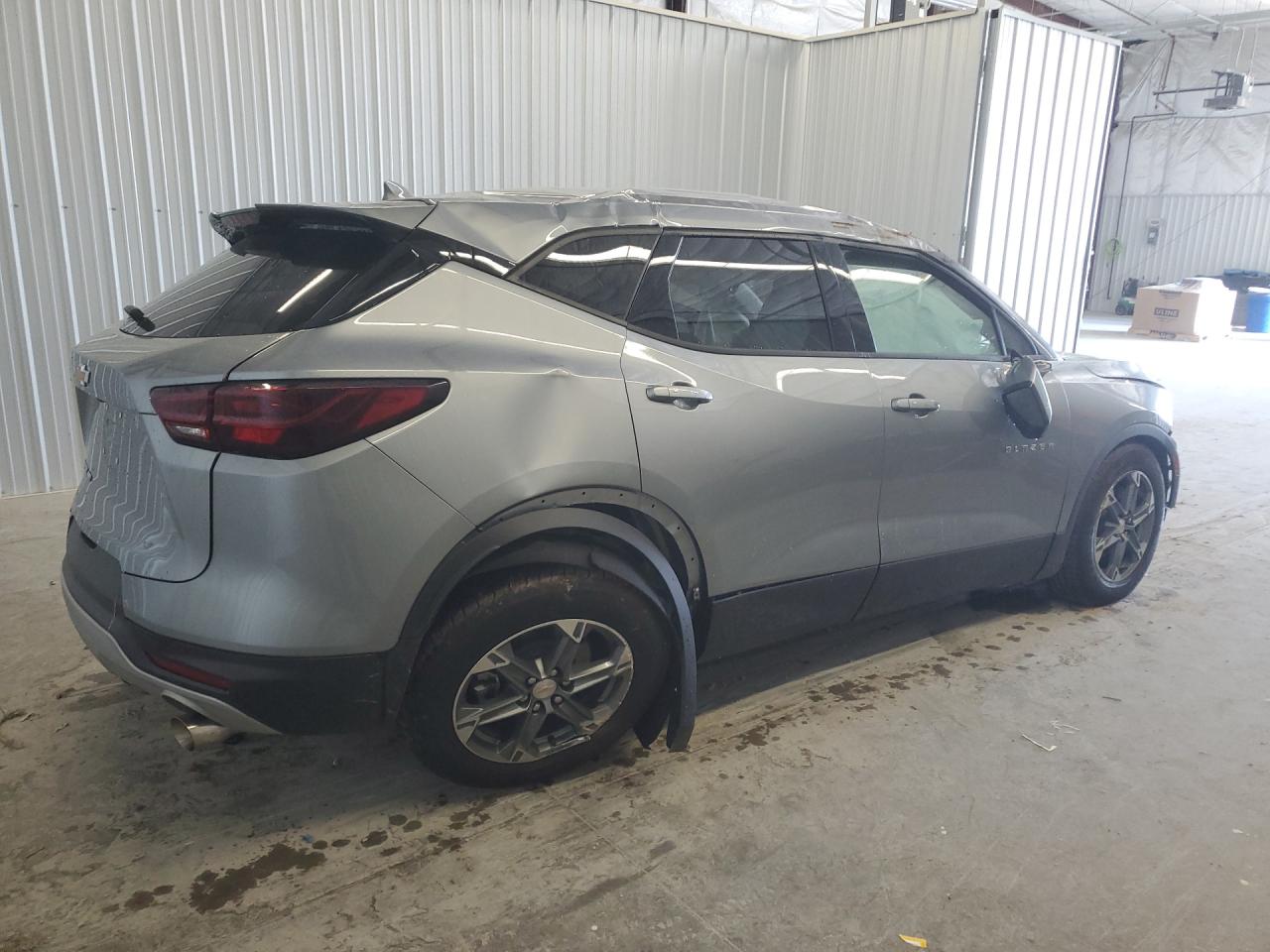 2026 Chevrolet Blazer 2lt Silver vin: 3GNKBHR45TS164534 Damage: Right Front Door, Dent(S) W/ Paint Dmg, 7 To 8 Inches