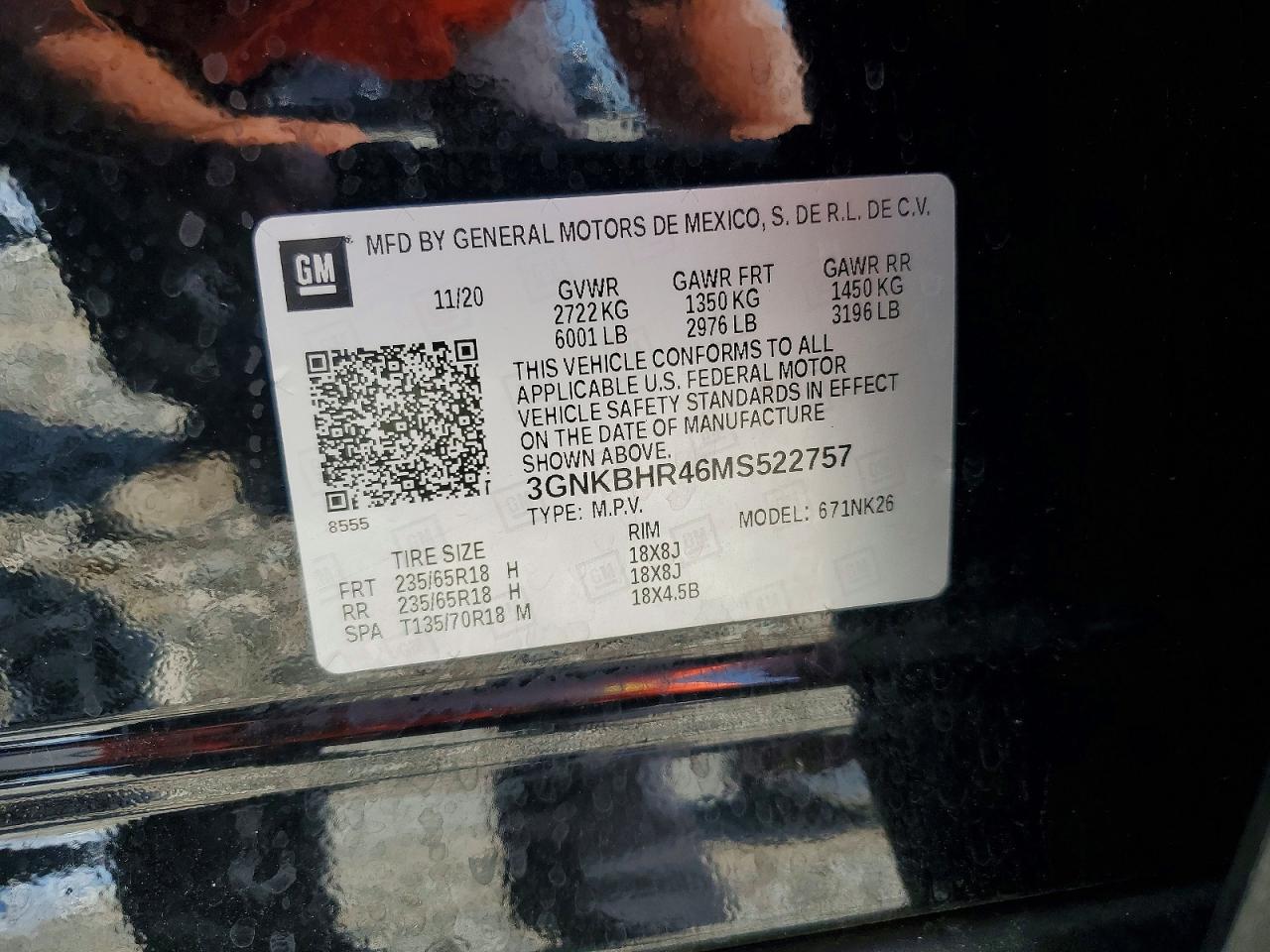 2021 Chevrolet Blazer 2lt Черный vin: 3GNKBHR46MS522757