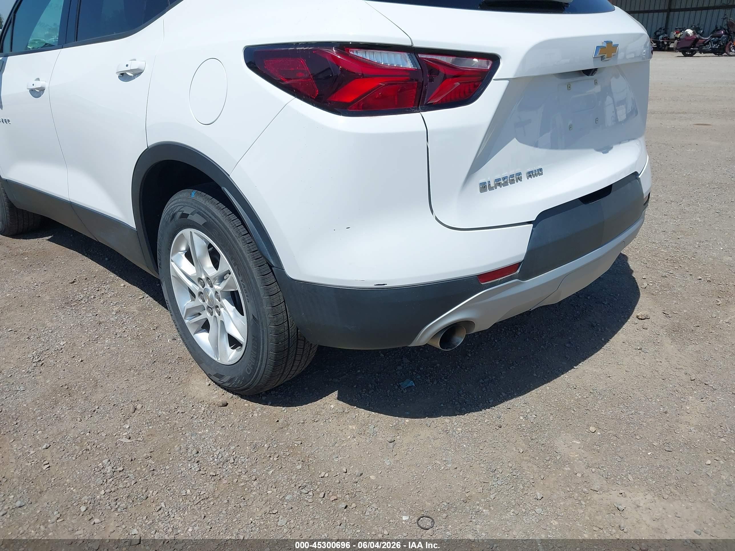 2021 Chevrolet Blazer Awd 2lt White vin: 3GNKBHR48MS553573