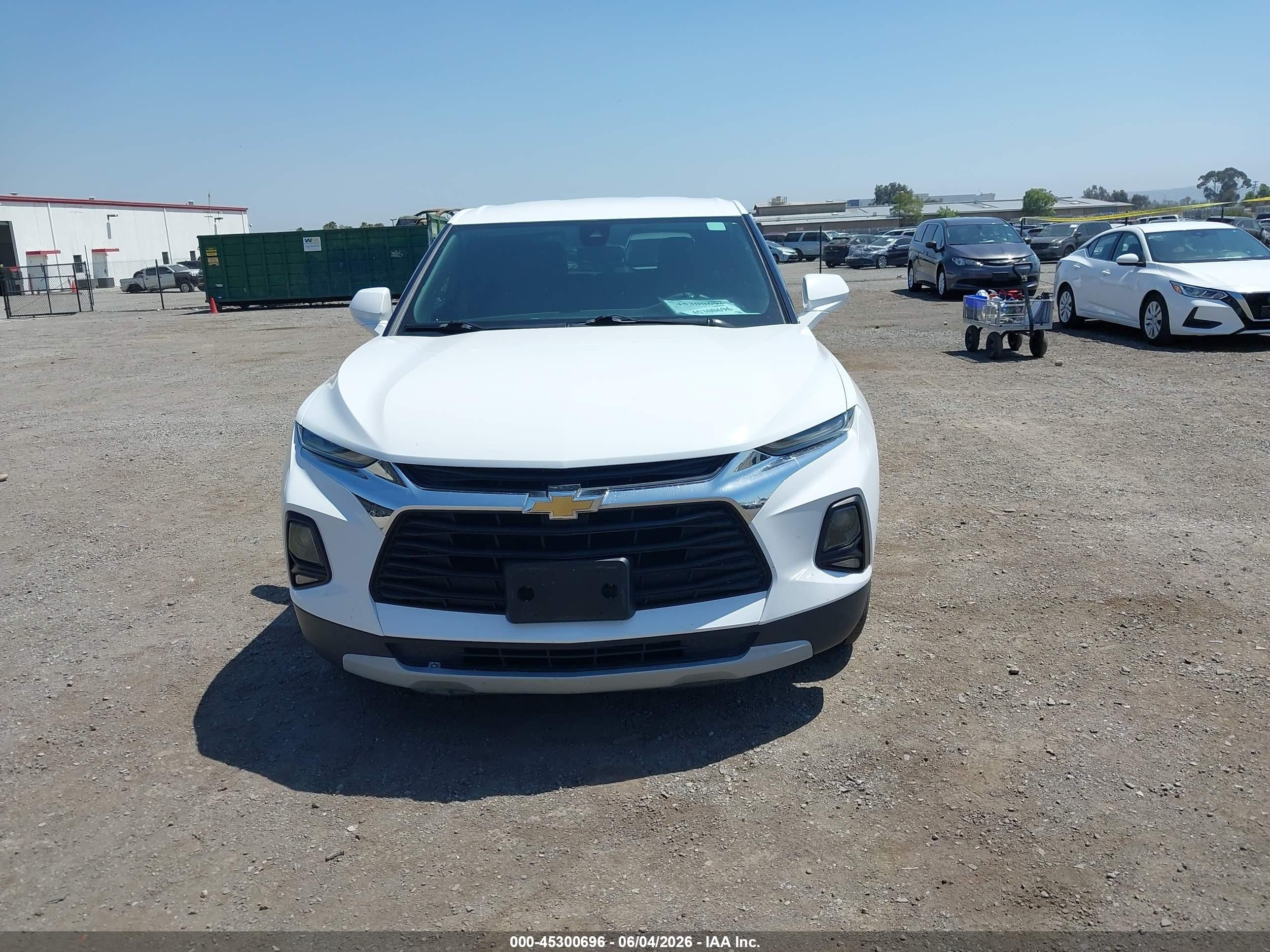 2021 Chevrolet Blazer Awd 2lt White vin: 3GNKBHR48MS553573