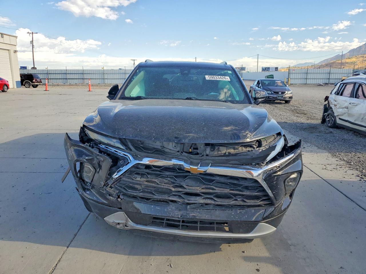 2023 Chevrolet Blazer 2lt Black vin: 3GNKBHR48PS176859