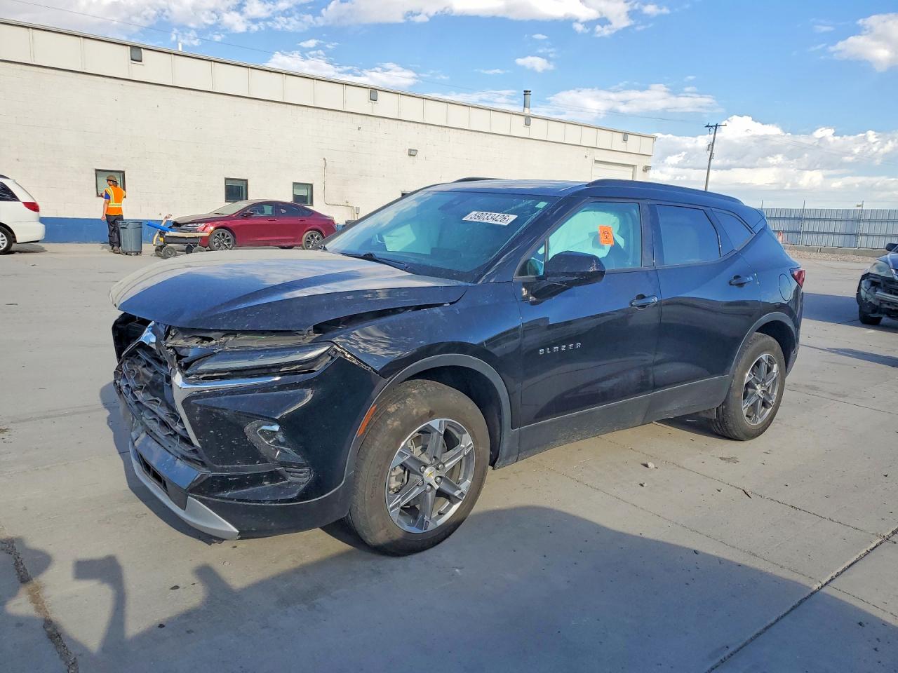 2023 Chevrolet Blazer 2lt Black vin: 3GNKBHR48PS176859
