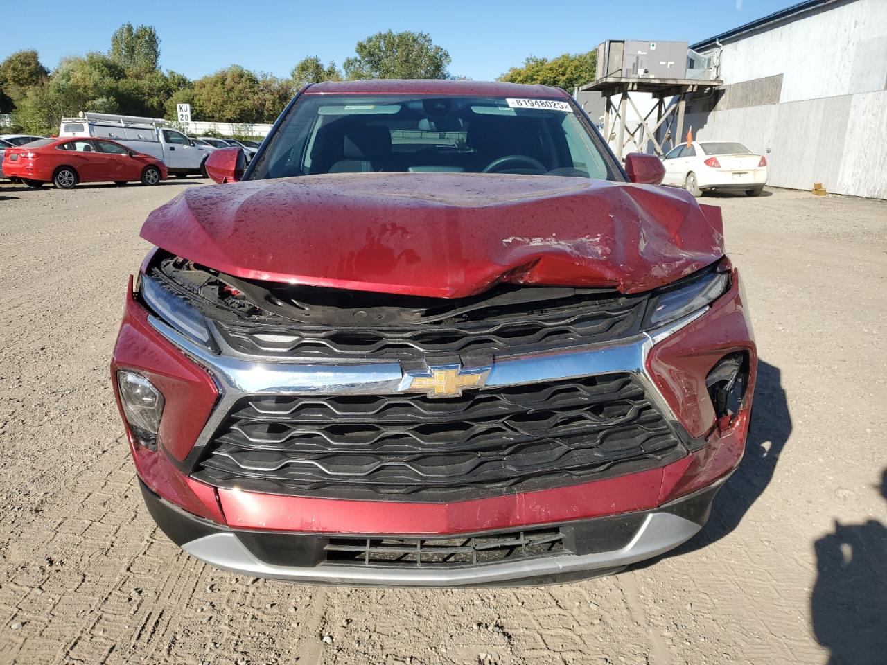 2025 Chevrolet Blazer 2lt Красный vin: 3GNKBHR49SS212275