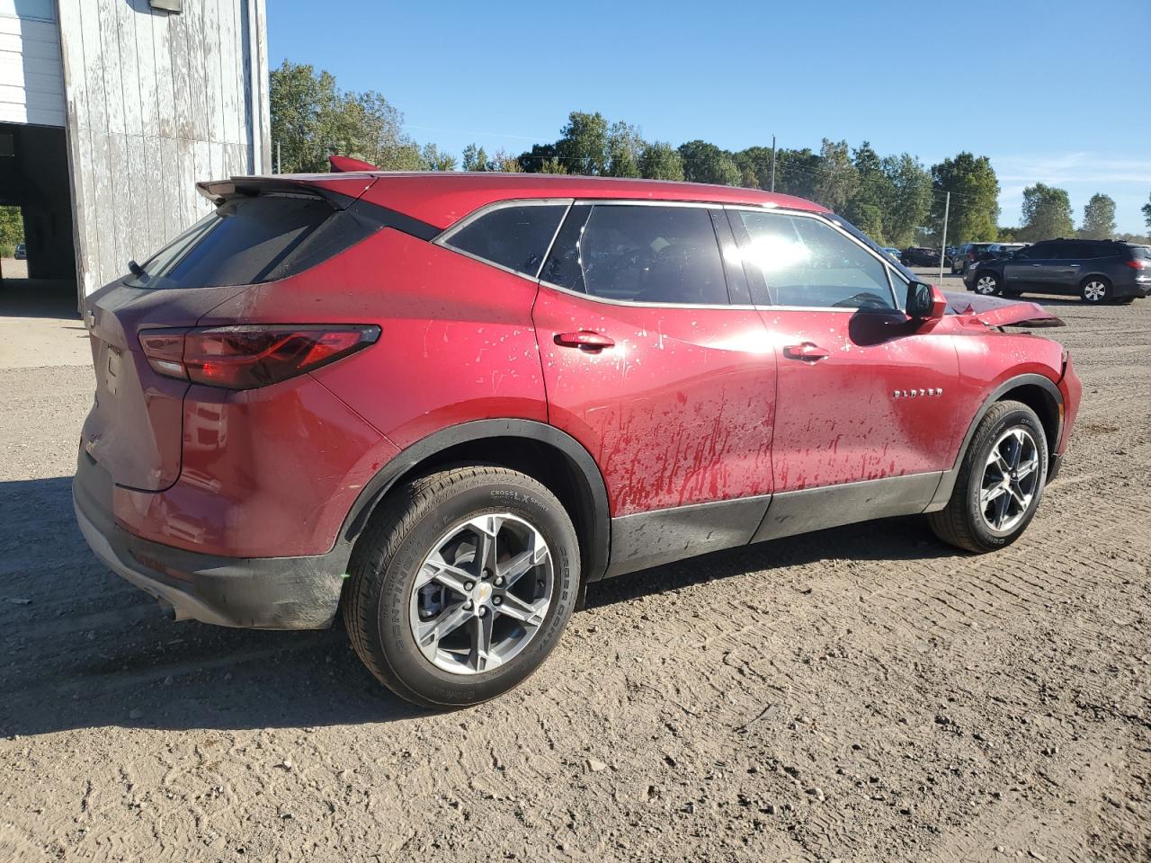 2025 Chevrolet Blazer 2lt Красный vin: 3GNKBHR49SS212275