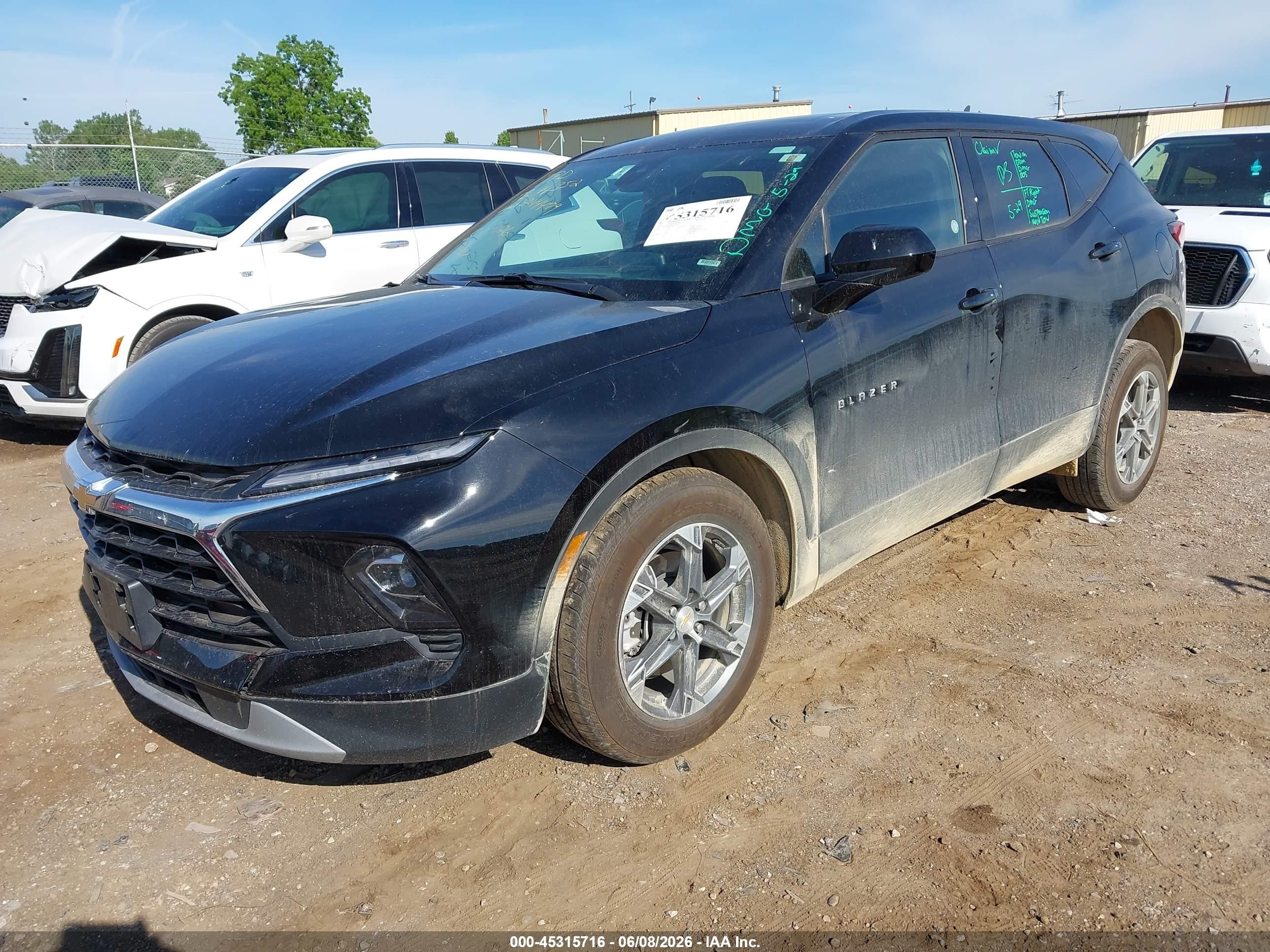 2025 Chevrolet Blazer Awd 2lt Black vin: 3GNKBHR49SS244479
