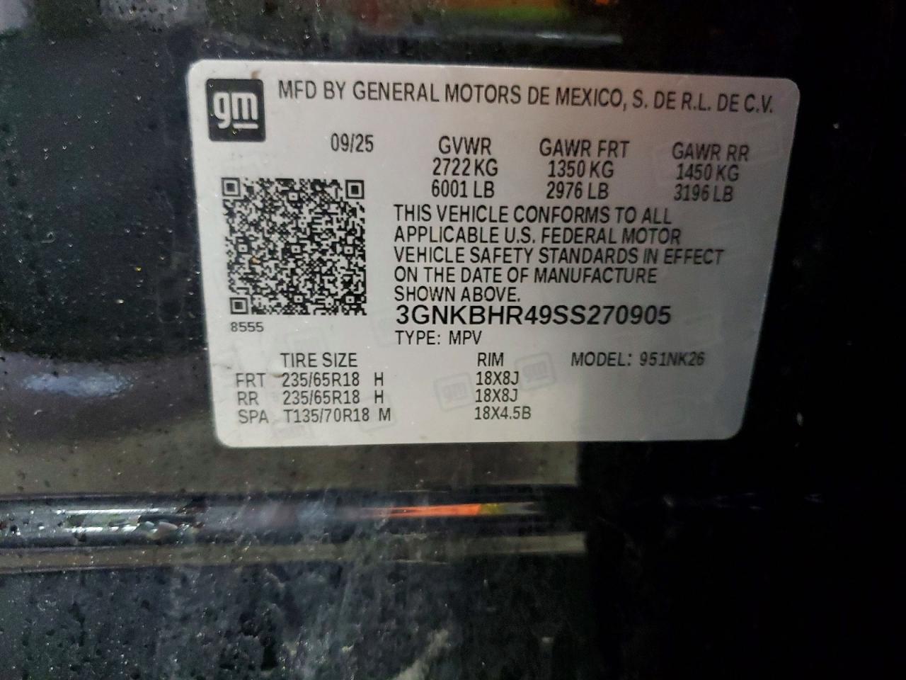 2025 Chevrolet Blazer 2lt Black vin: 3GNKBHR49SS270905