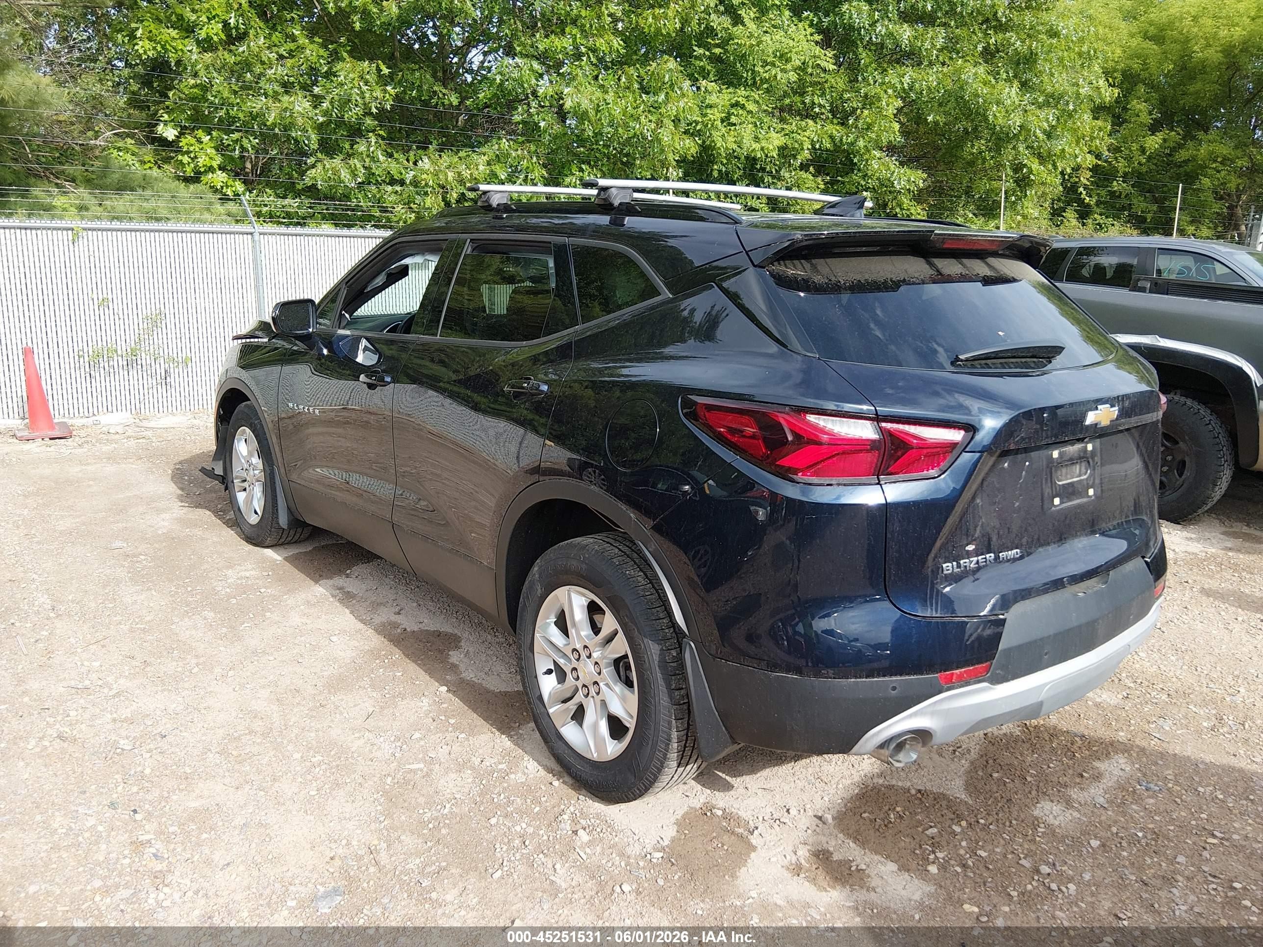 2020 Chevrolet Blazer Awd 2lt Black vin: 3GNKBHRS5LS595745