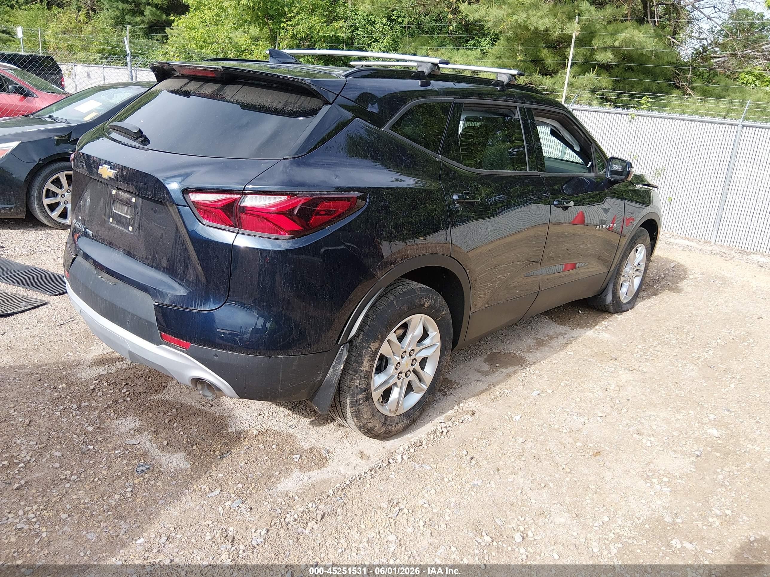 2020 Chevrolet Blazer Awd 2lt Black vin: 3GNKBHRS5LS595745