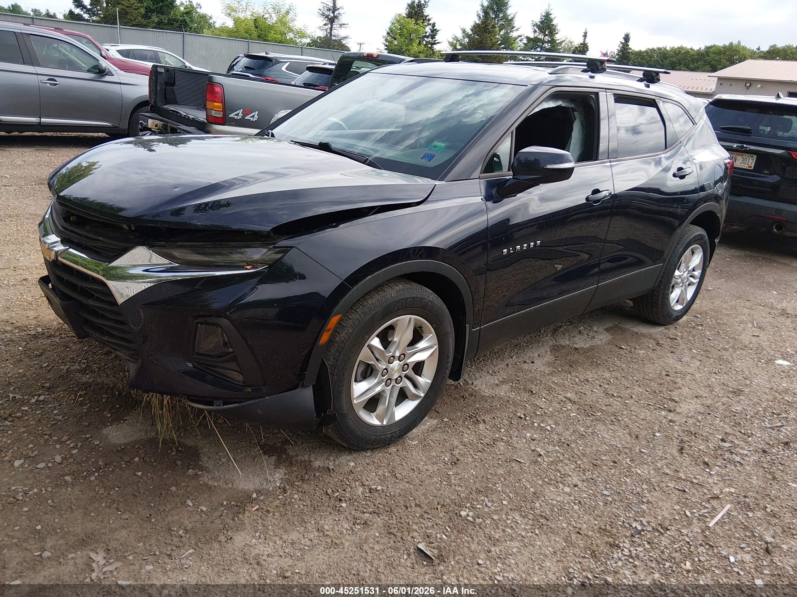 2020 Chevrolet Blazer Awd 2lt Black vin: 3GNKBHRS5LS595745