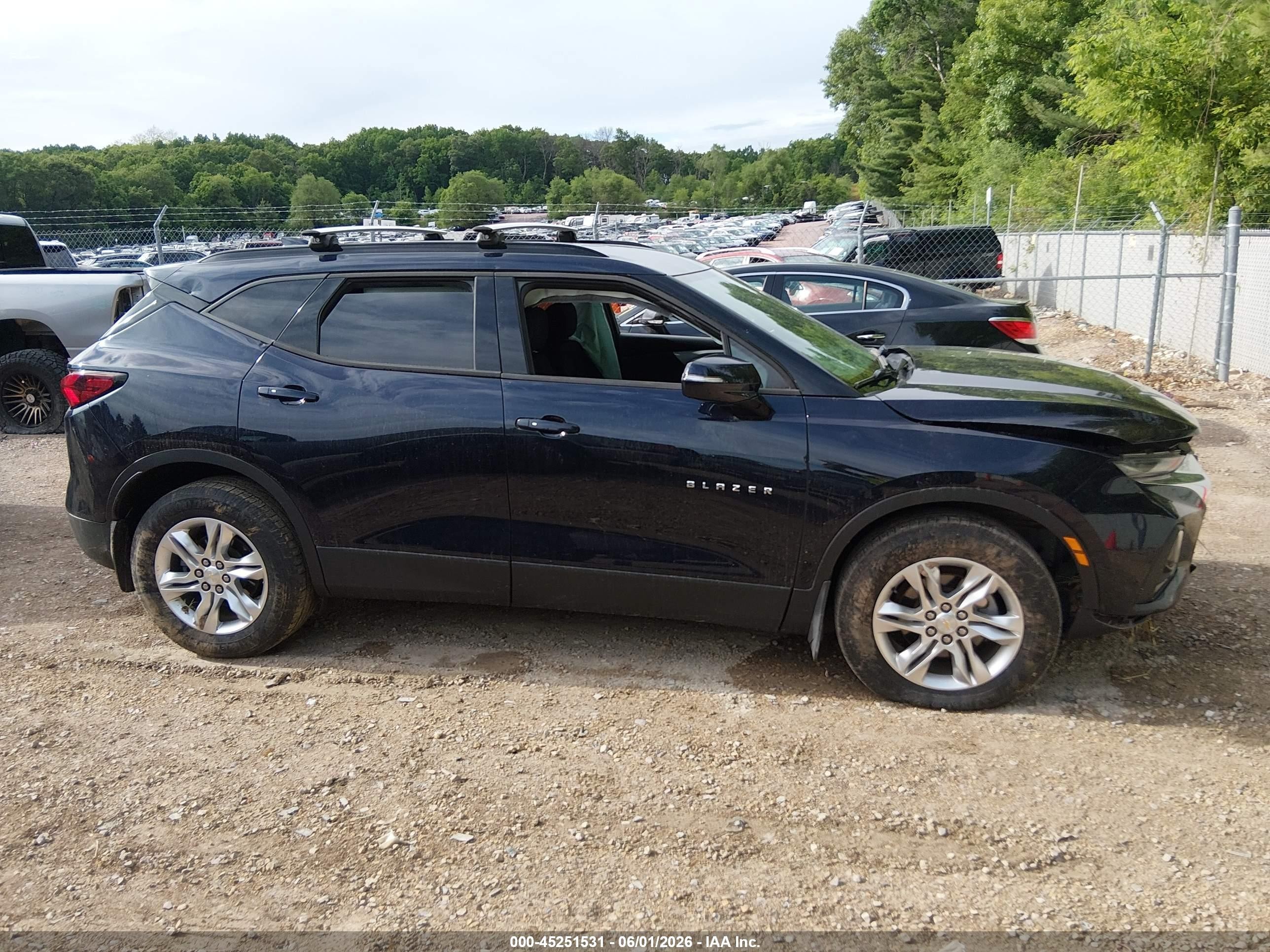 2020 Chevrolet Blazer Awd 2lt Black vin: 3GNKBHRS5LS595745