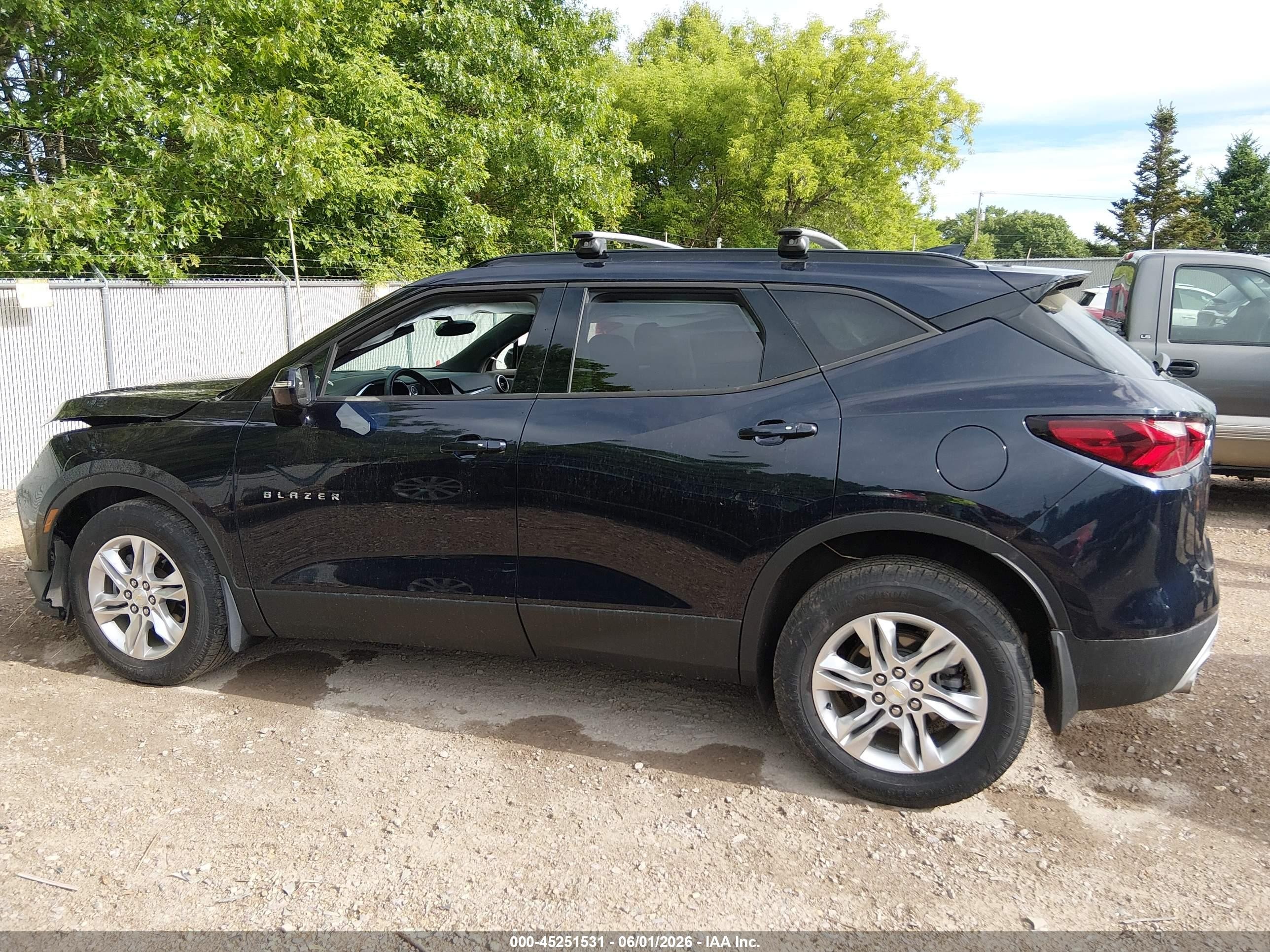 2020 Chevrolet Blazer Awd 2lt Black vin: 3GNKBHRS5LS595745