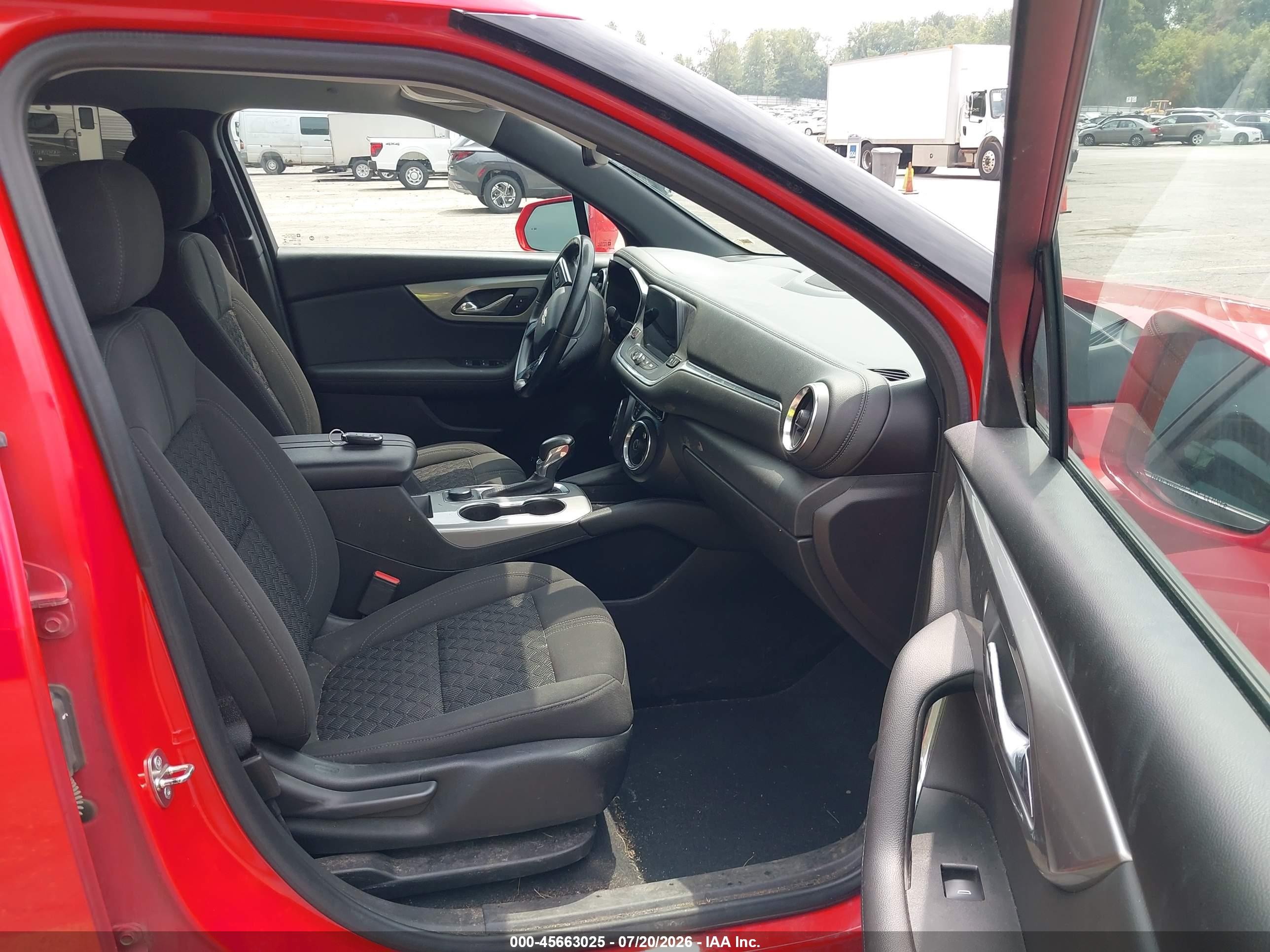 2020 Chevrolet Blazer Awd 2lt Red vin: 3GNKBHRS8LS592502