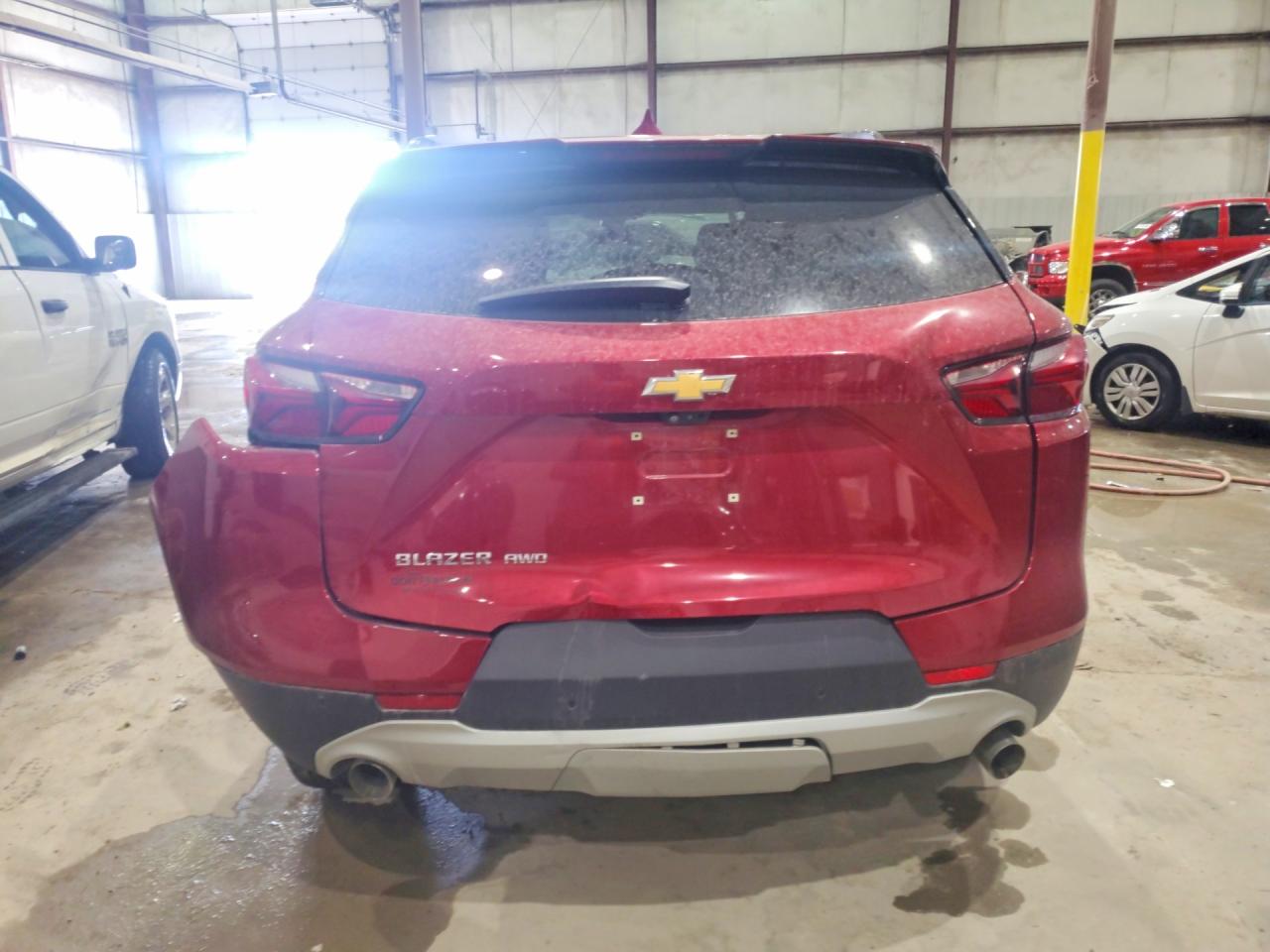 2021 Chevrolet Blazer 3lt Красный vin: 3GNKBJRS2MS546639