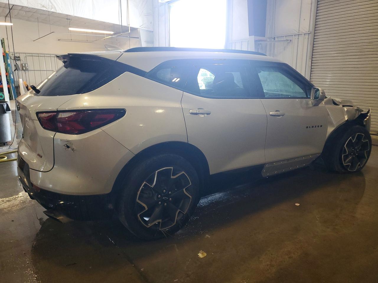2019 Chevrolet Blazer Rs Silver vin: 3GNKBJRS3KS656399