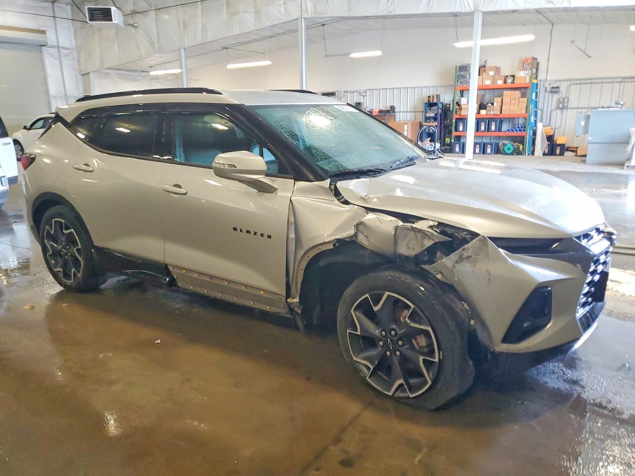 2019 Chevrolet Blazer Rs Silver vin: 3GNKBJRS3KS656399
