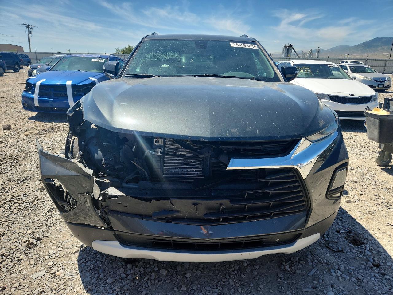 2020 Chevrolet Blazer 3lt Gray vin: 3GNKBJRS6LS589783