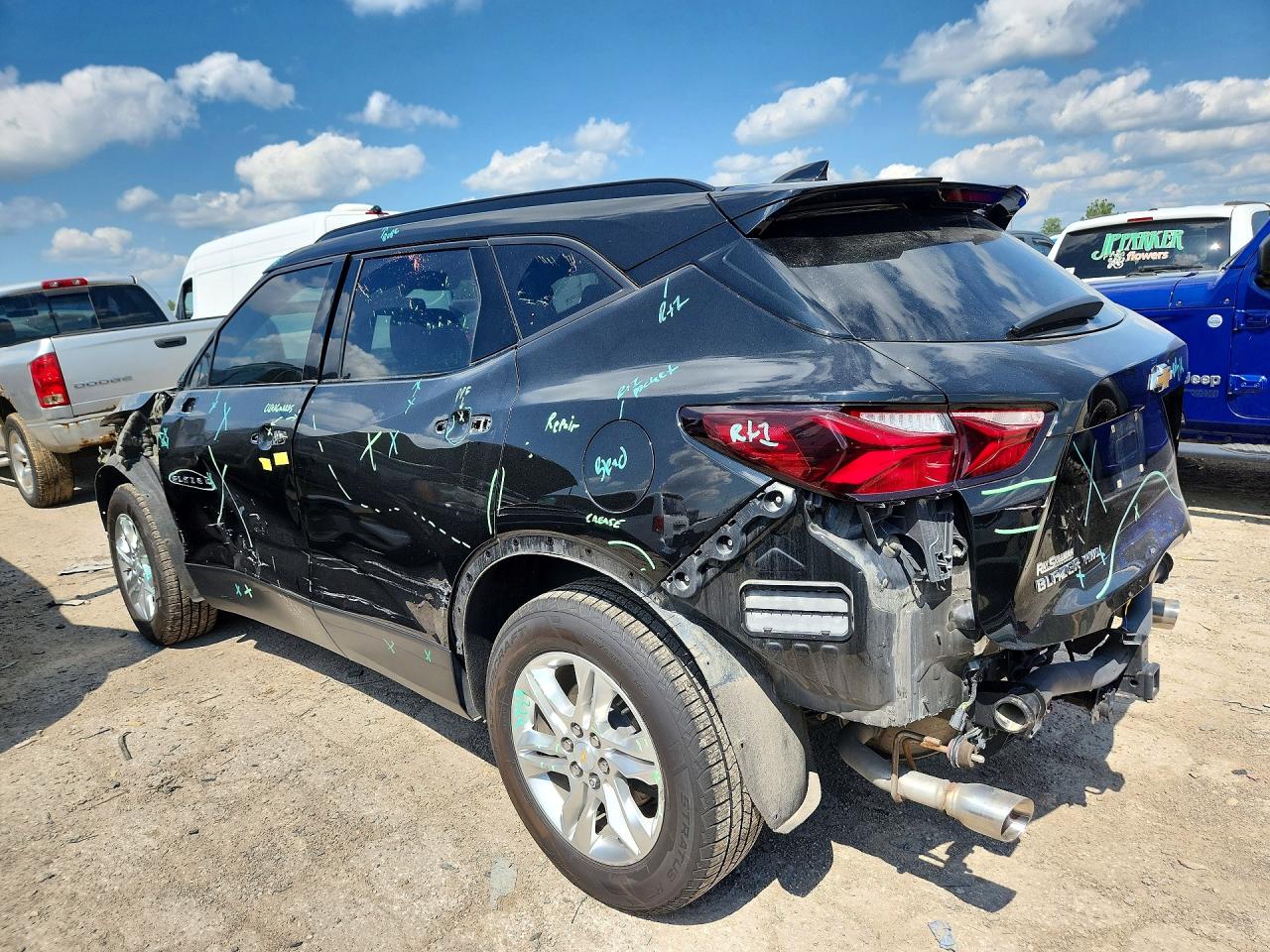 2021 Chevrolet Blazer 3lt Black vin: 3GNKBJRSXMS549692