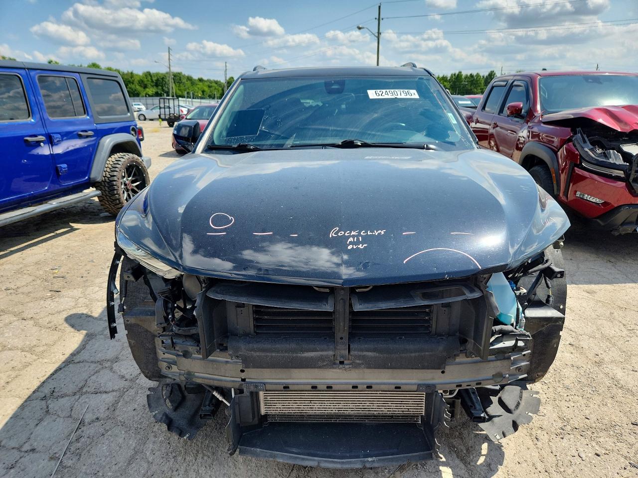 2021 Chevrolet Blazer 3lt Black vin: 3GNKBJRSXMS549692