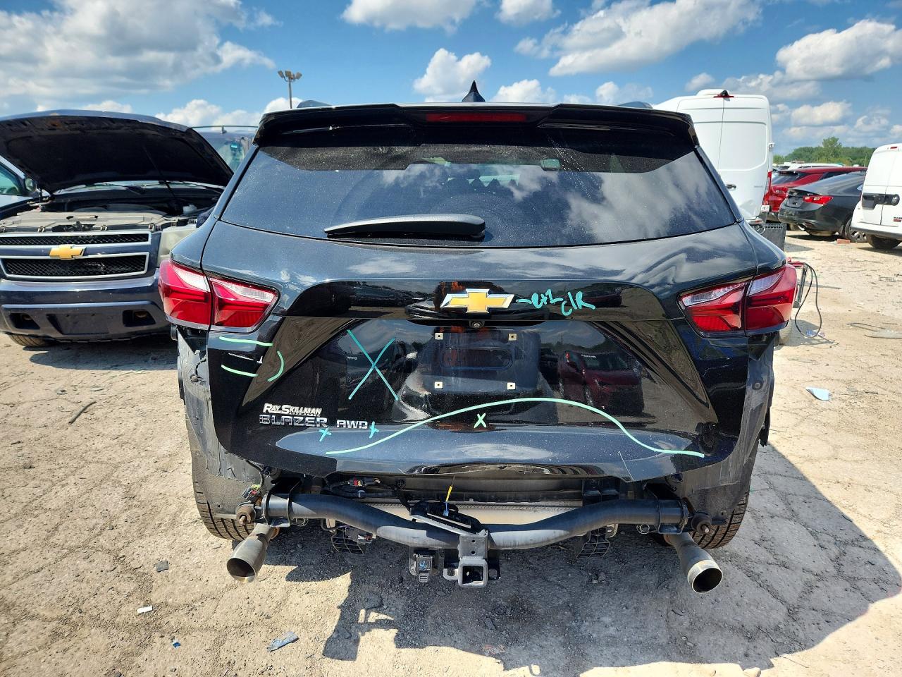 2021 Chevrolet Blazer 3lt Black vin: 3GNKBJRSXMS549692