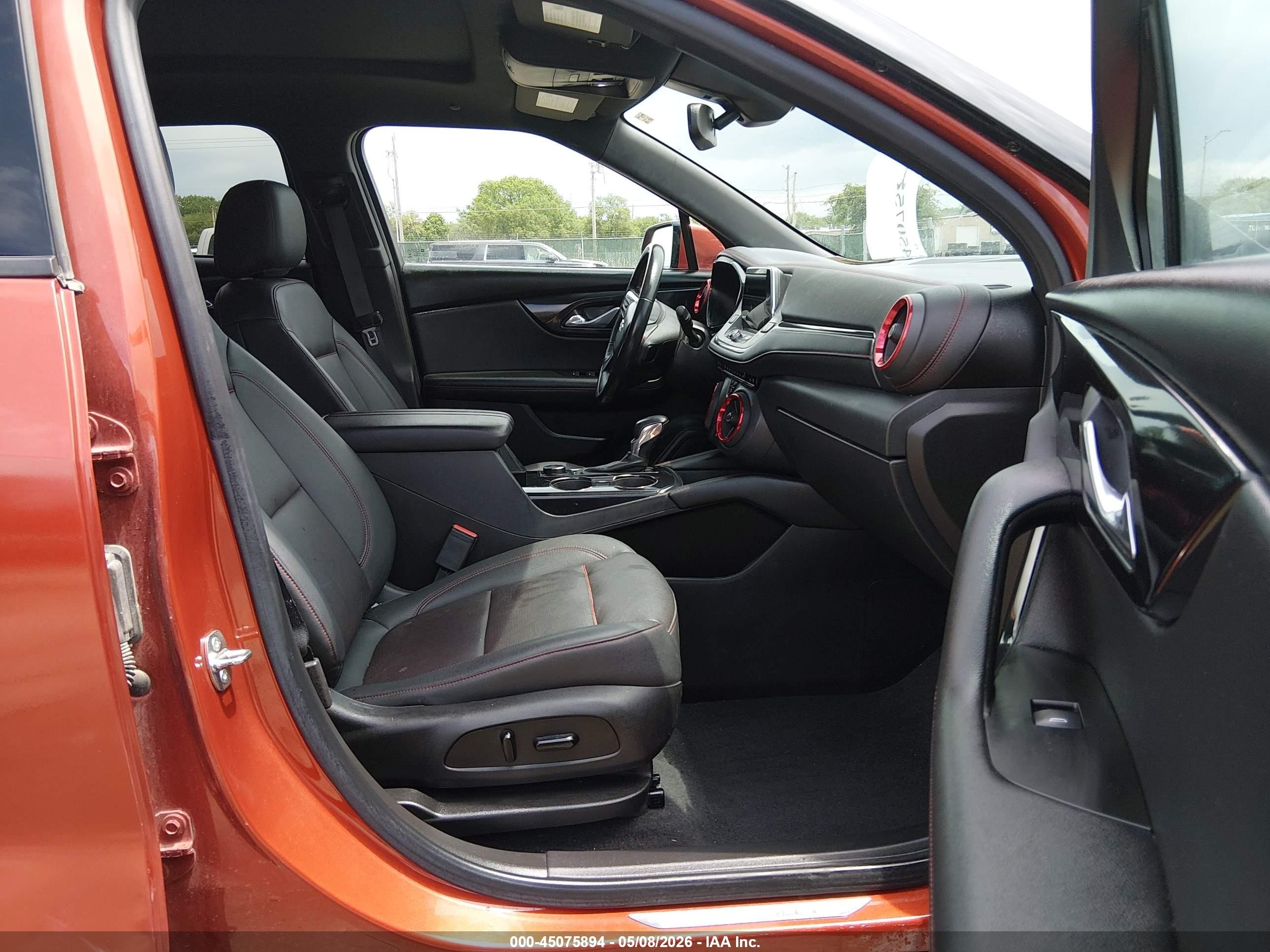 2021 Chevrolet Blazer Awd Rs Orange vin: 3GNKBKRS0MS542143