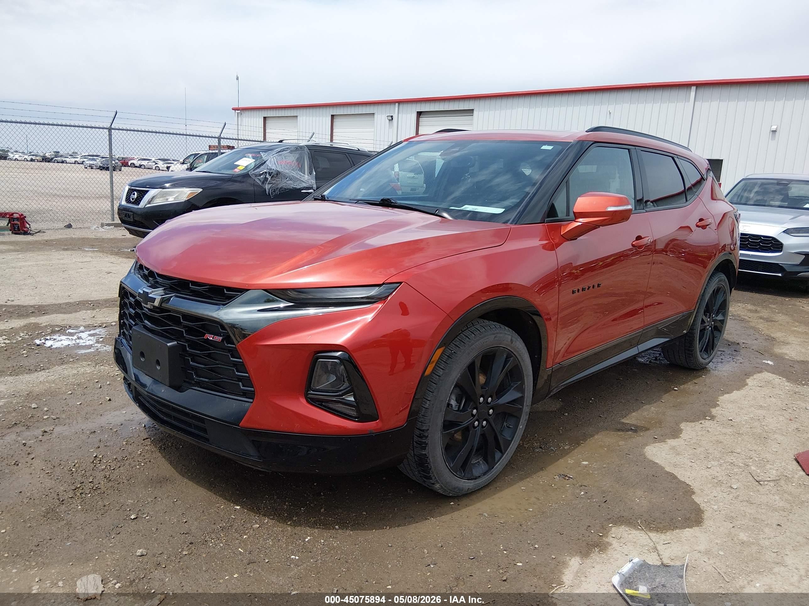 2021 Chevrolet Blazer Awd Rs Orange vin: 3GNKBKRS0MS542143