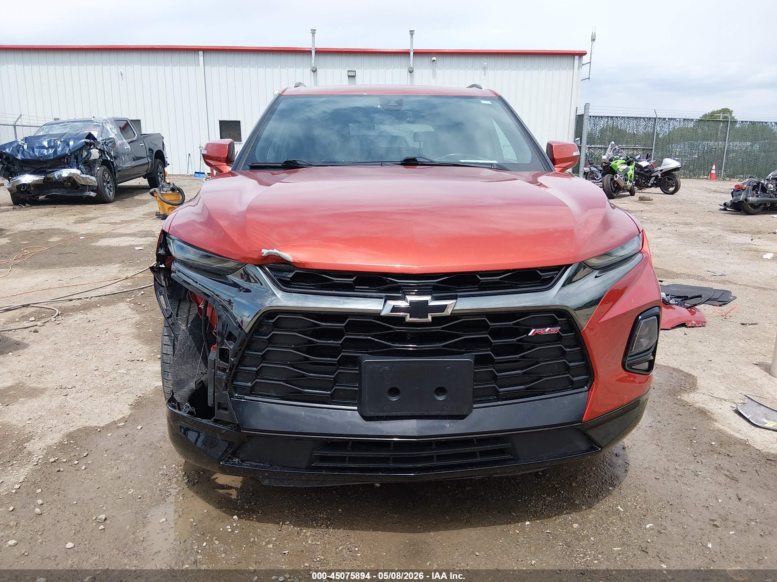 2021 Chevrolet Blazer Awd Rs Orange vin: 3GNKBKRS0MS542143