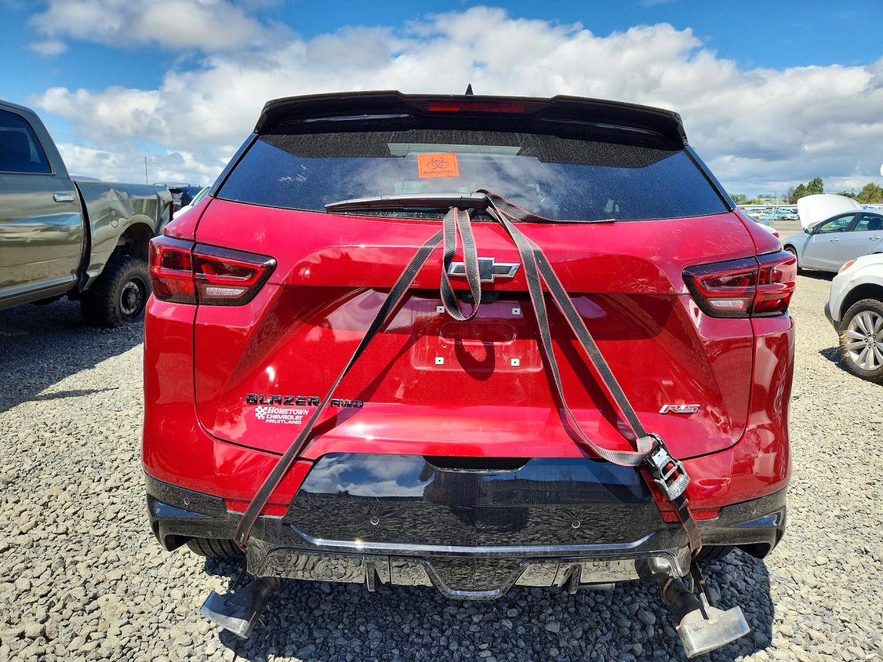 2025 Chevrolet Blazer Rs Red vin: 3GNKBKRS0SS266060