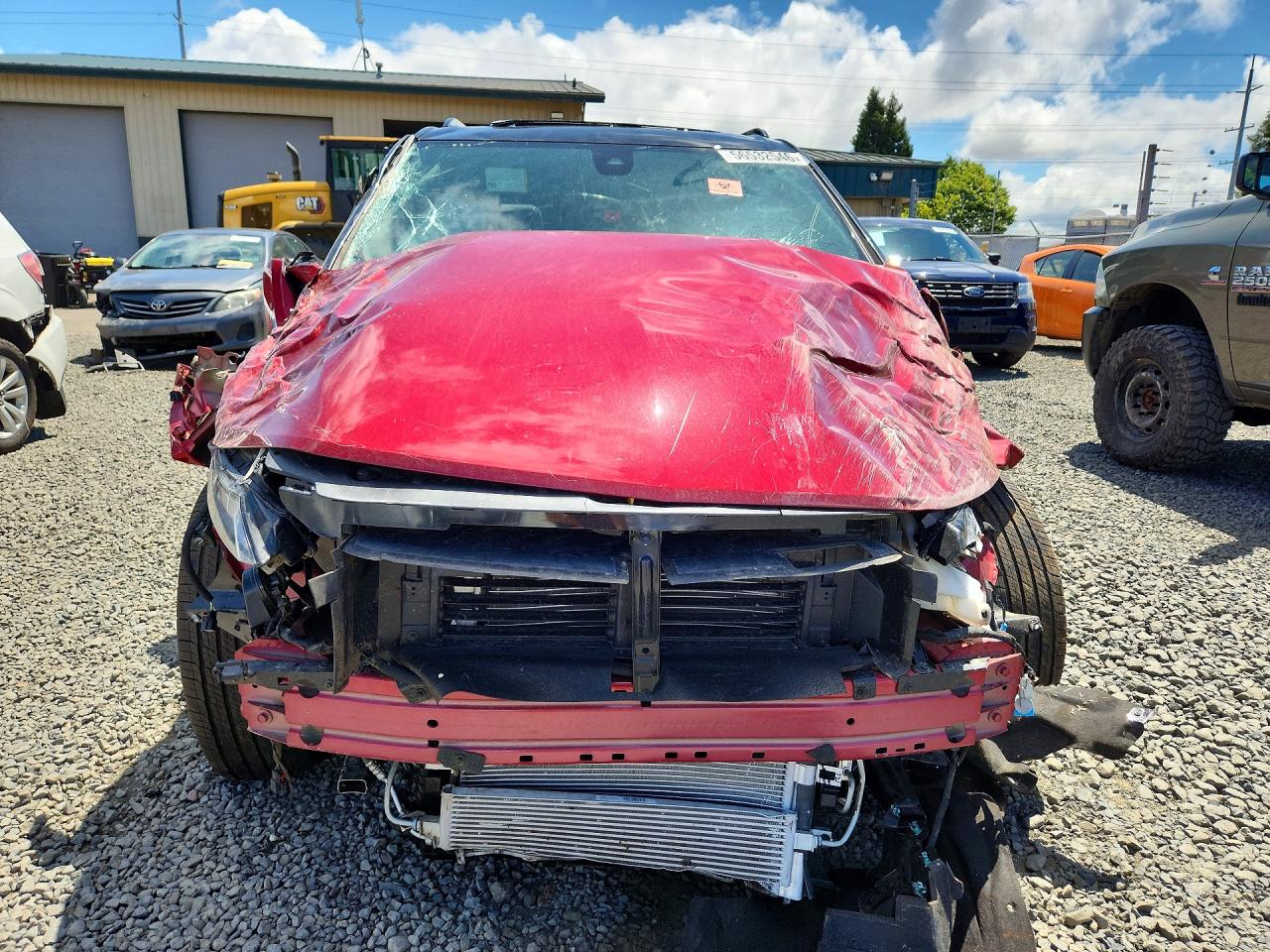 2025 Chevrolet Blazer Rs Red vin: 3GNKBKRS0SS266060