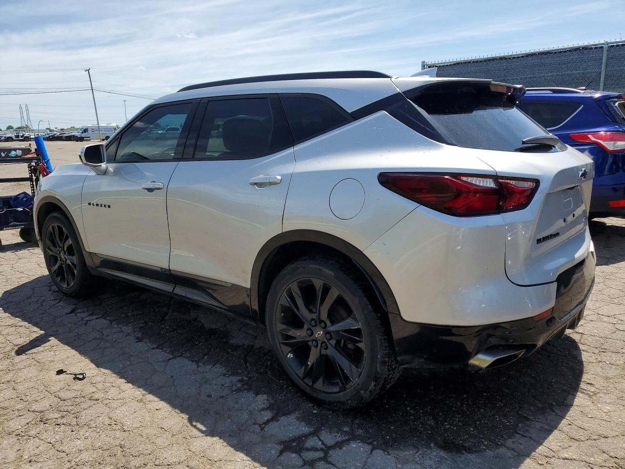 2020 Chevrolet Blazer Rs Silver vin: 3GNKBKRS1LS642640