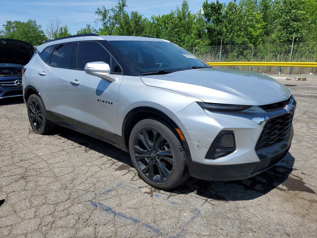 2020 Chevrolet Blazer Rs Silver vin: 3GNKBKRS1LS642640